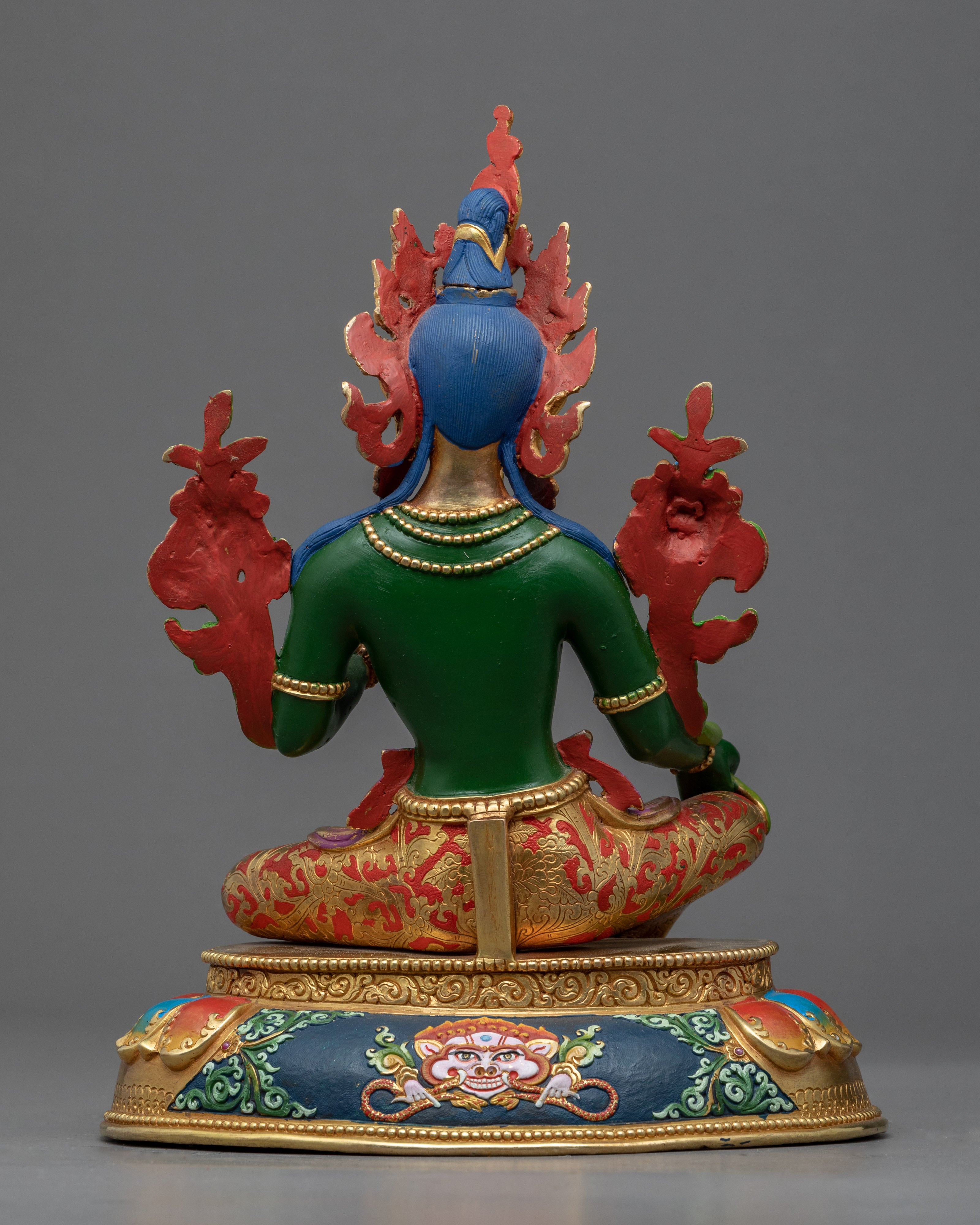 Green Tara Goddess Buddhism Statue | Mother Tara Figurine For Mindfulness