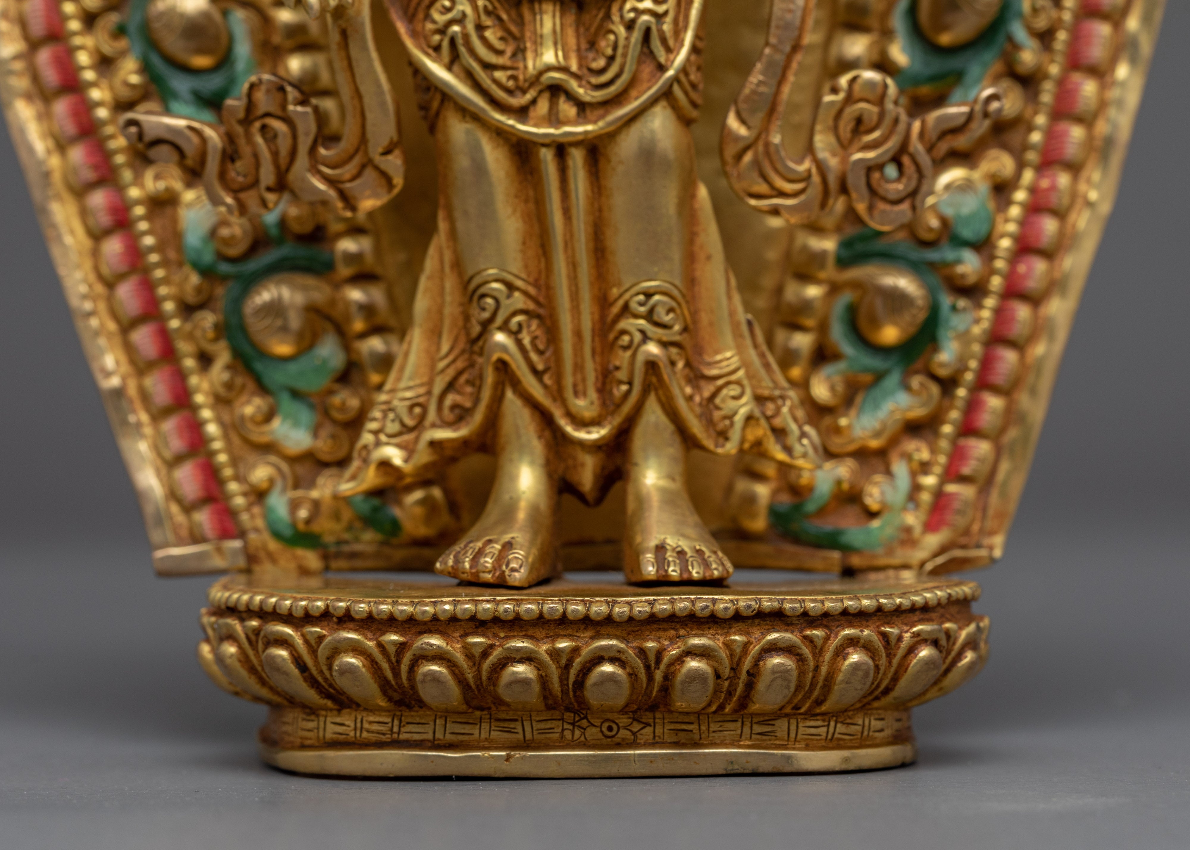 Arya Avalokiteshvara Sculpture | Hand-Carved Buddhist Deity Sculpture