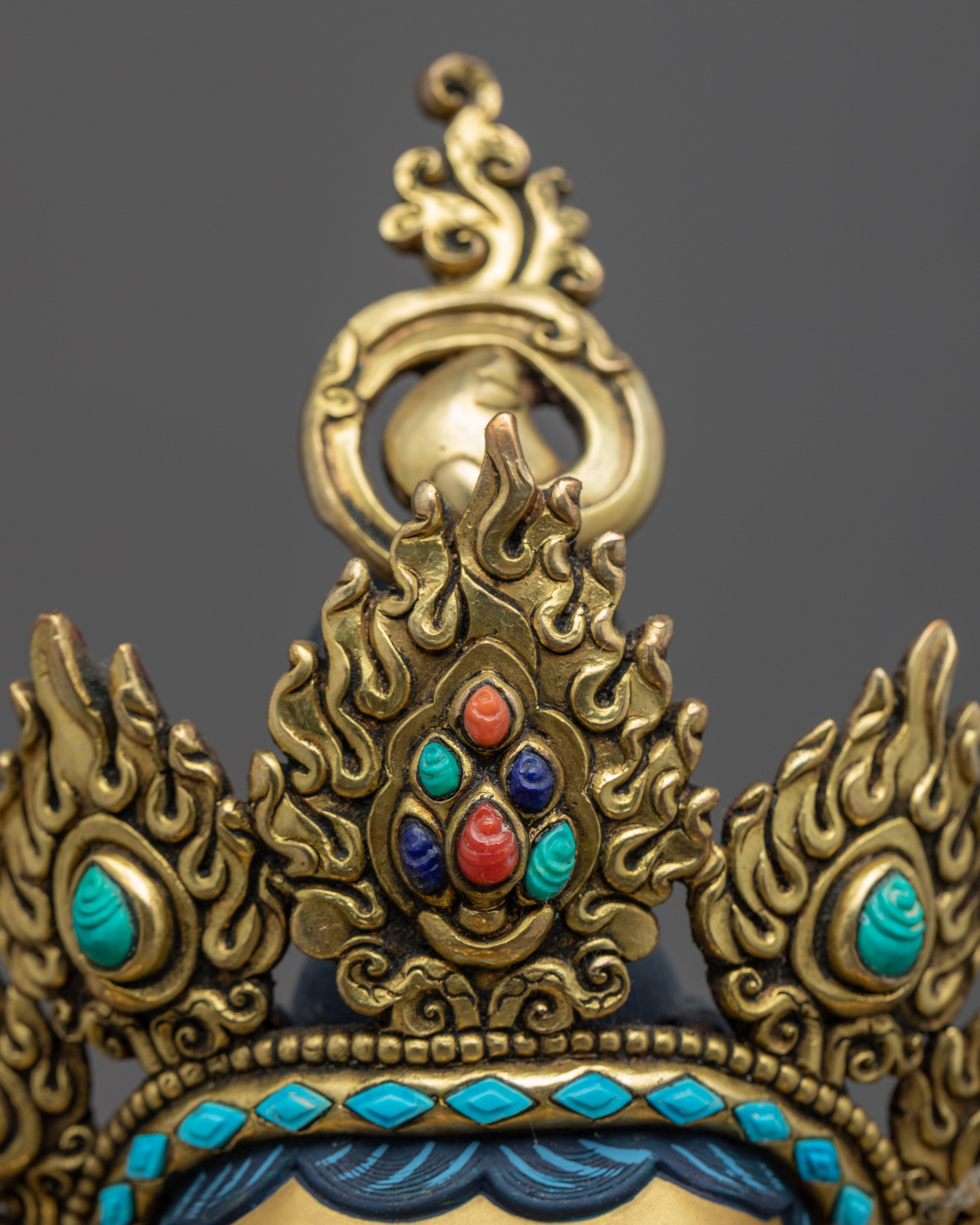 Yellow Jambhala Offerings Statue | Traditional Deity Of Wealth Sculpture - Termatree