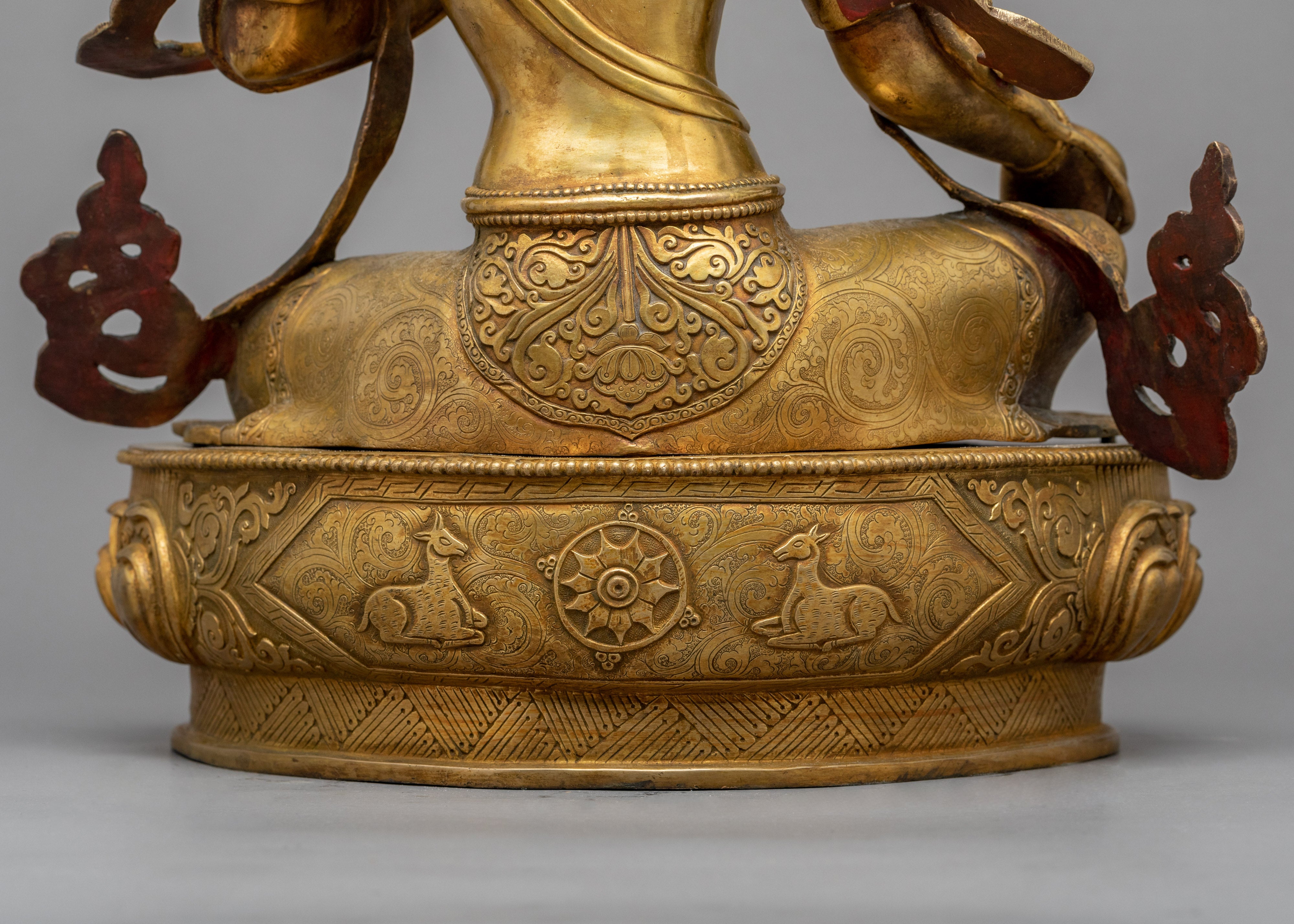 Green Tara Guided Meditation Sculpture | Tibetan Handcrafted Art