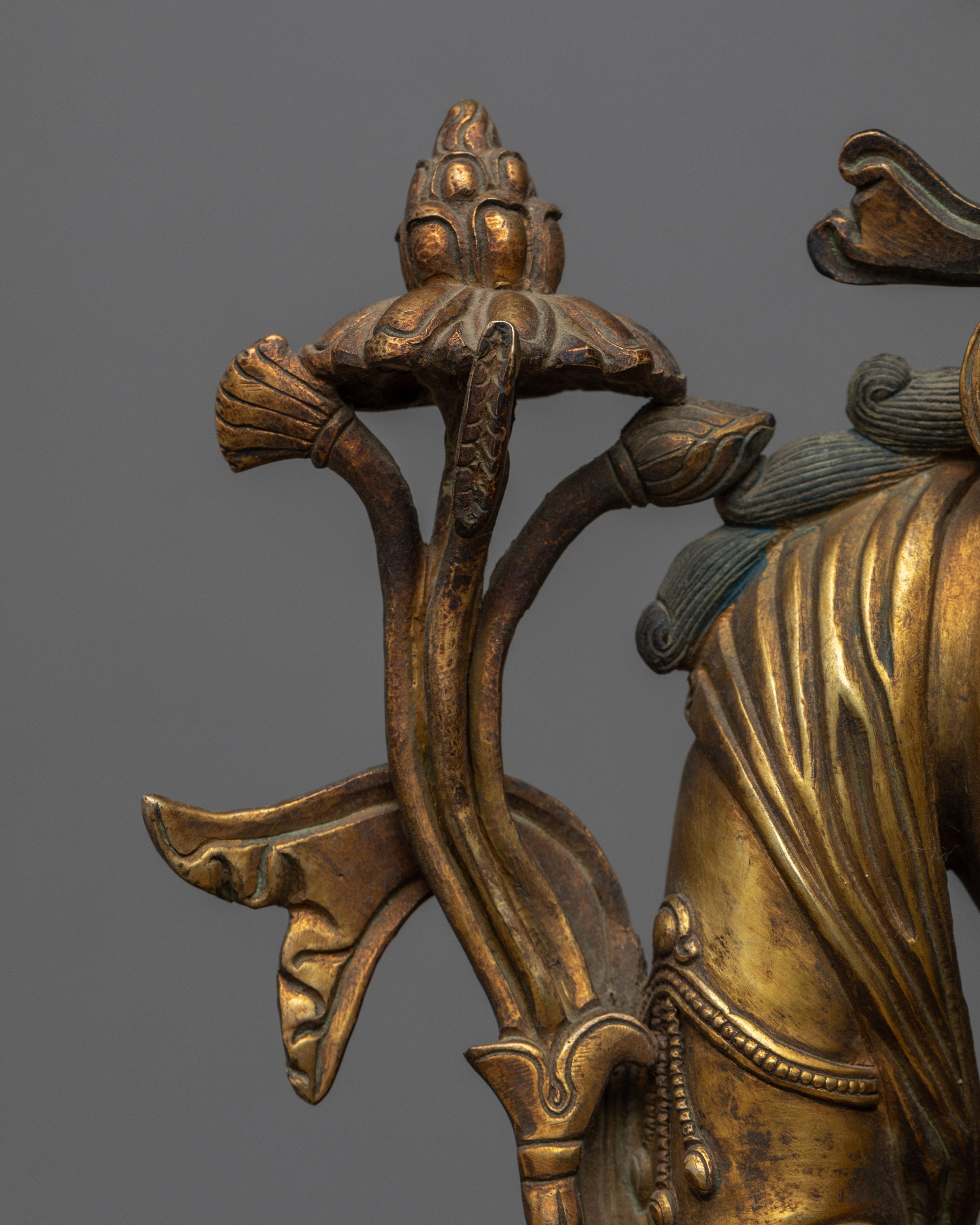 Chenrezig Antiques Statue | Buddhist Mother of Compassion