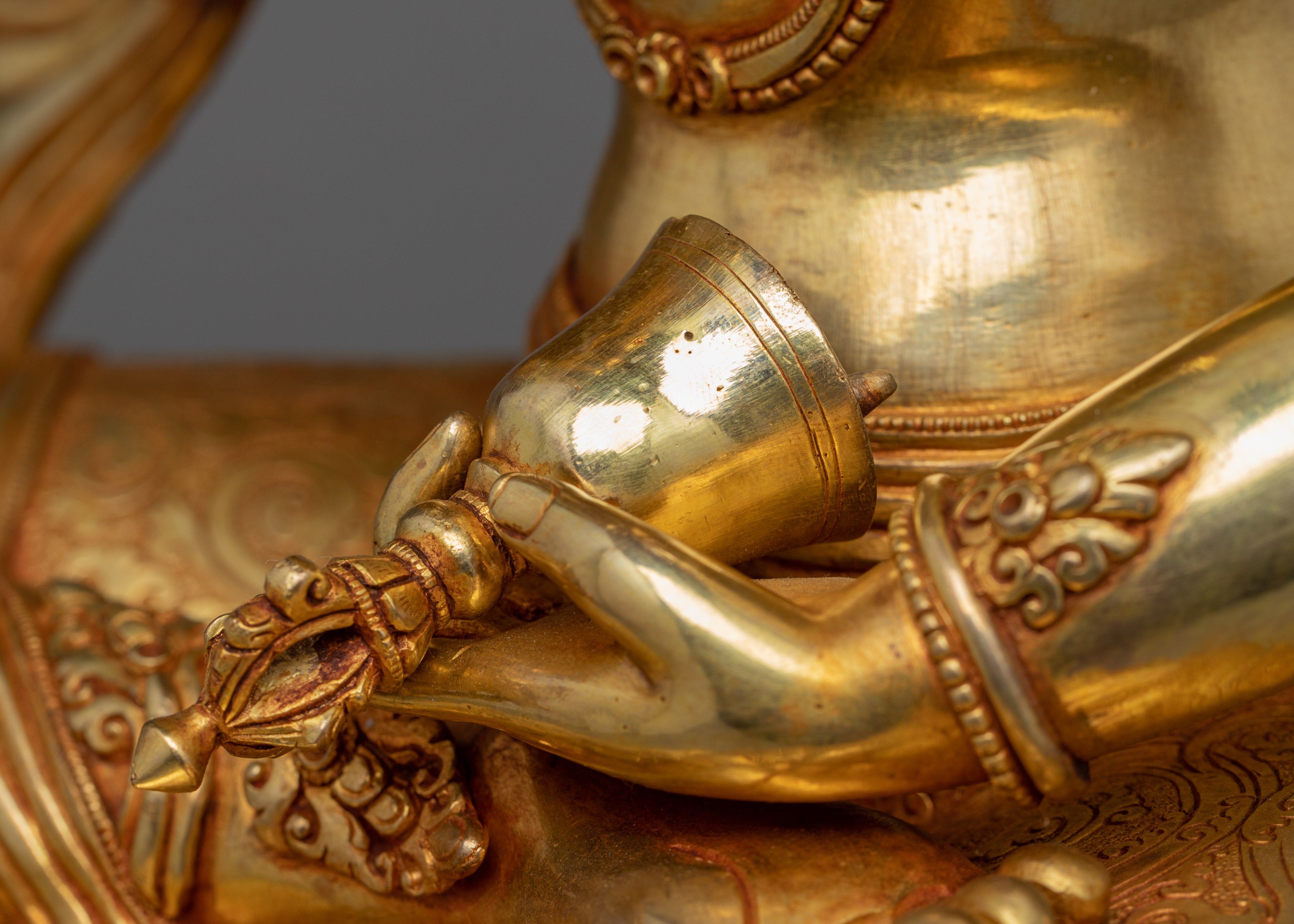 Red Vajrasattva Statue | Traditional Tibetan Hand Carved Artwork Of Vajrasattva - Termatree