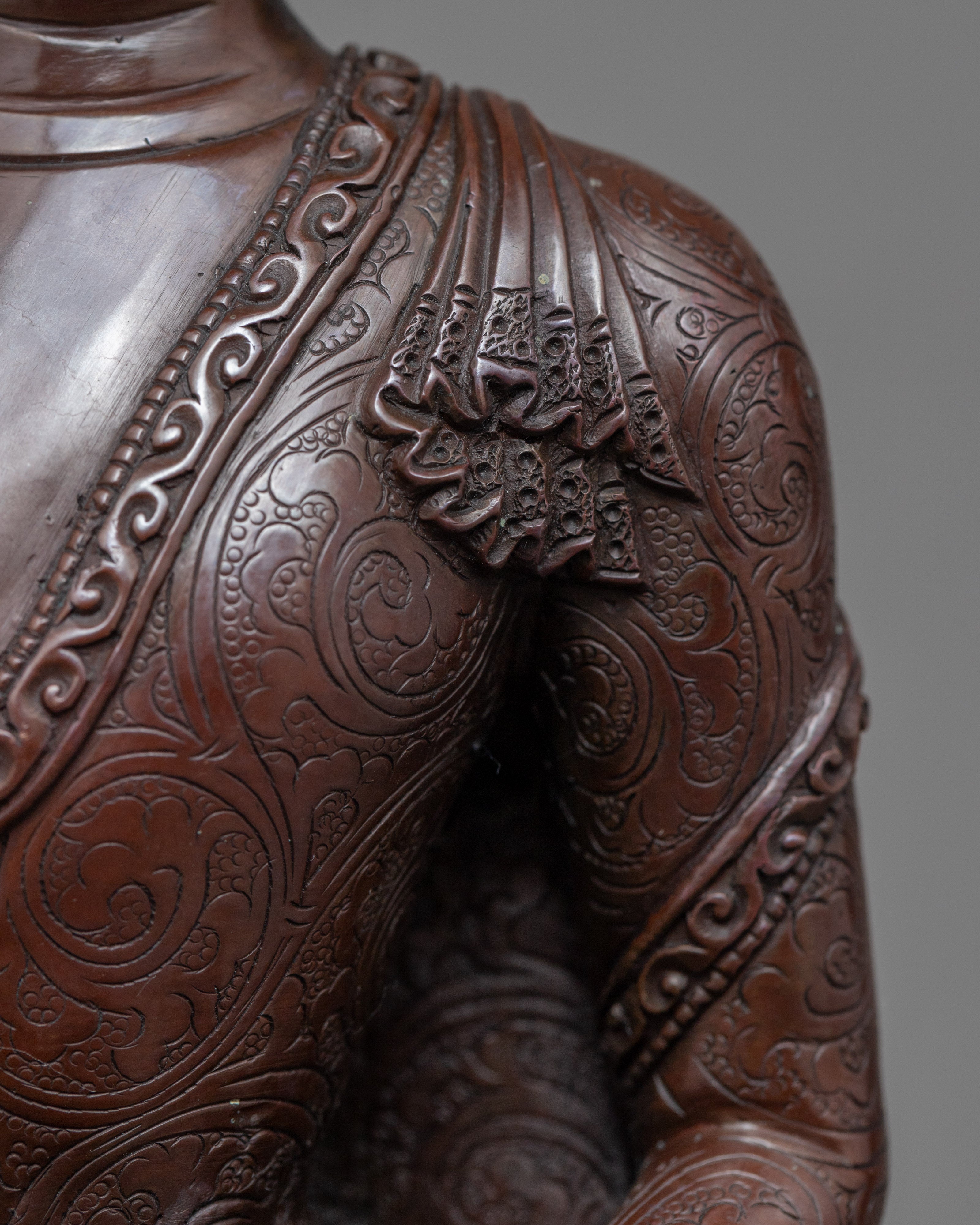 Coper Body Statue For Amitabha Buddha Chant | Buddhist Deity Figurine For Ritual