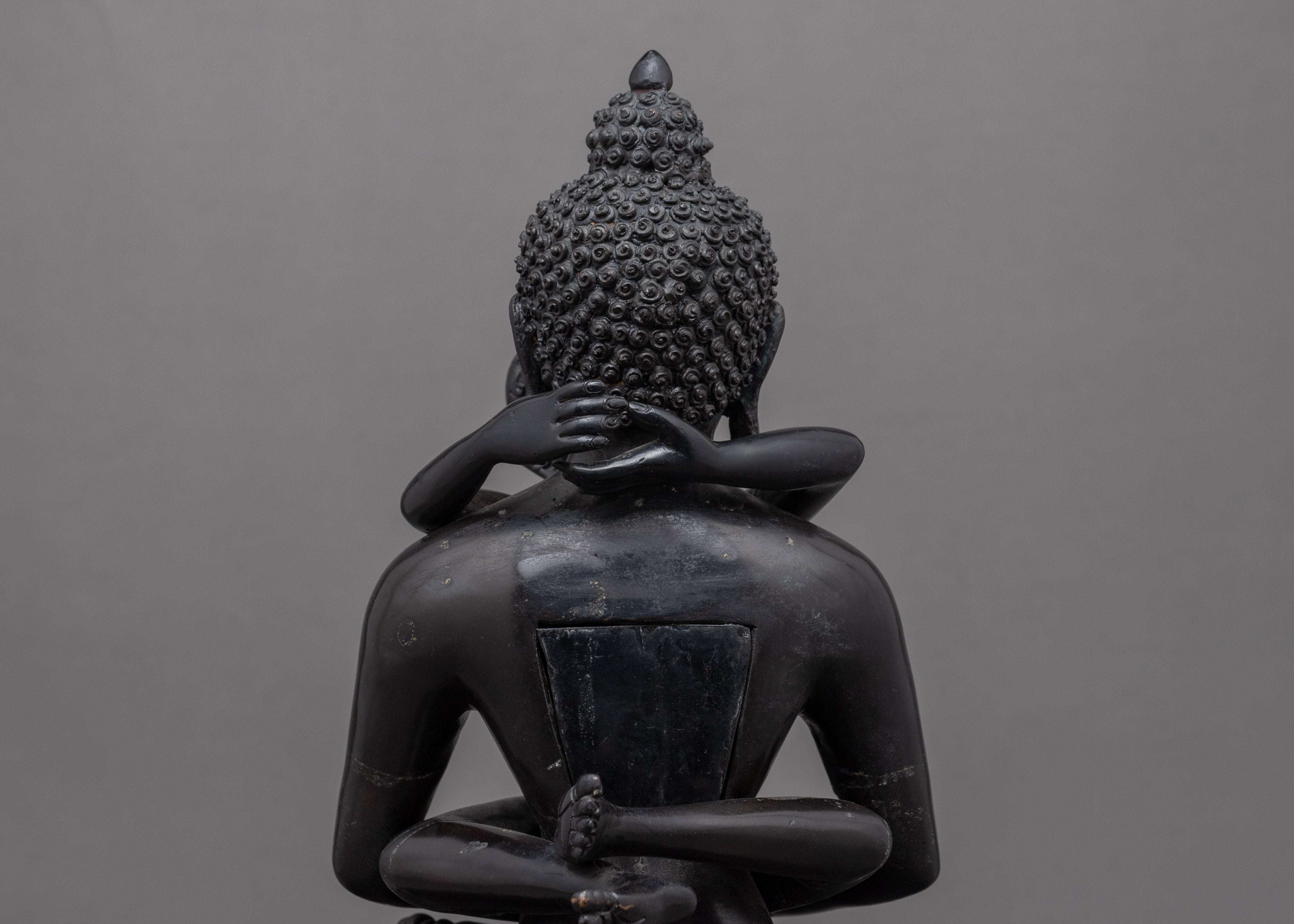 Tibetan Deity Samantabhadra Consort Statue | Traditionally Hand Carved Art