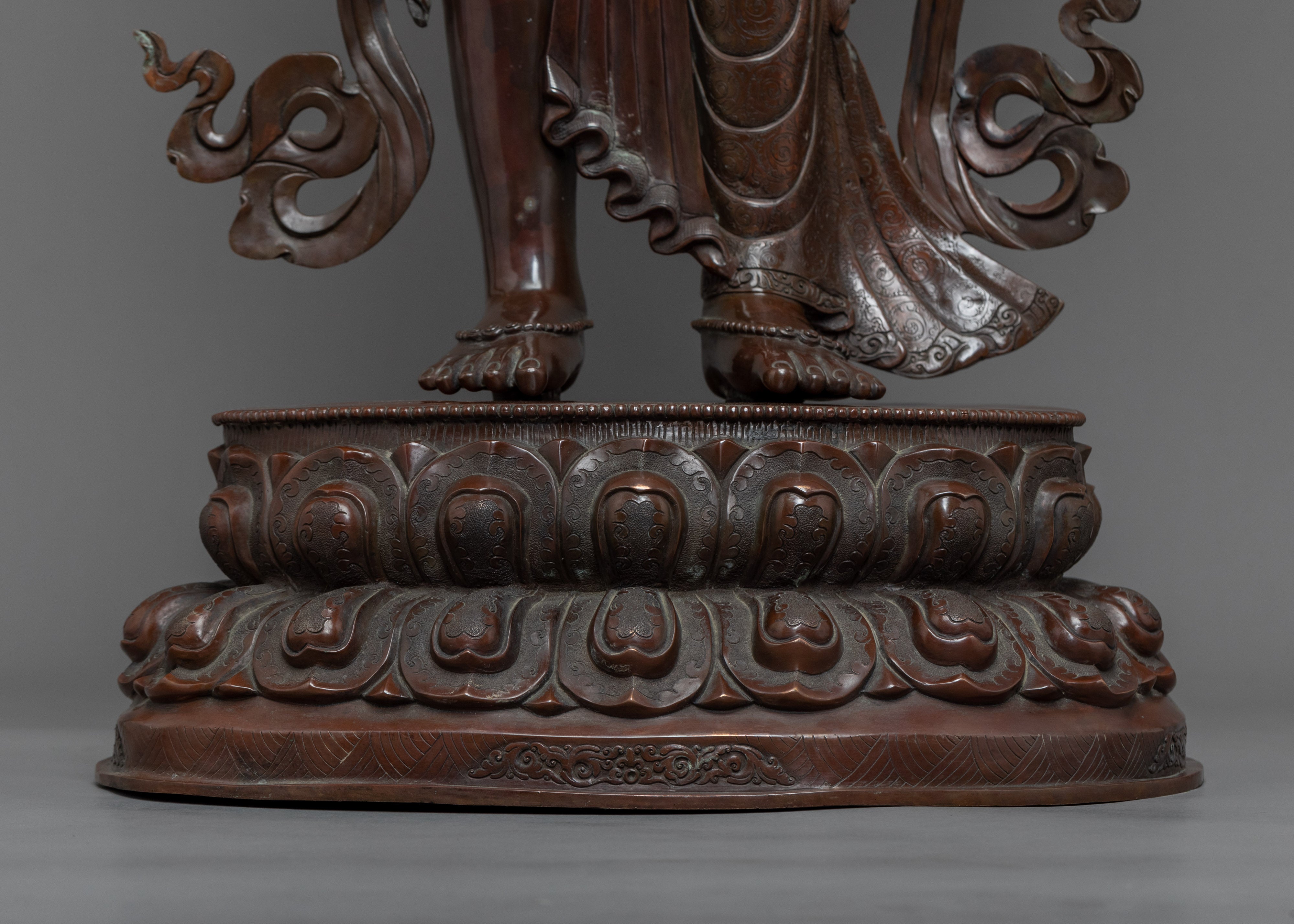 Himalayan Artwork For Chenrezig Mantra Benefits | Tibetan Buddha Sculpture For Mindfulness