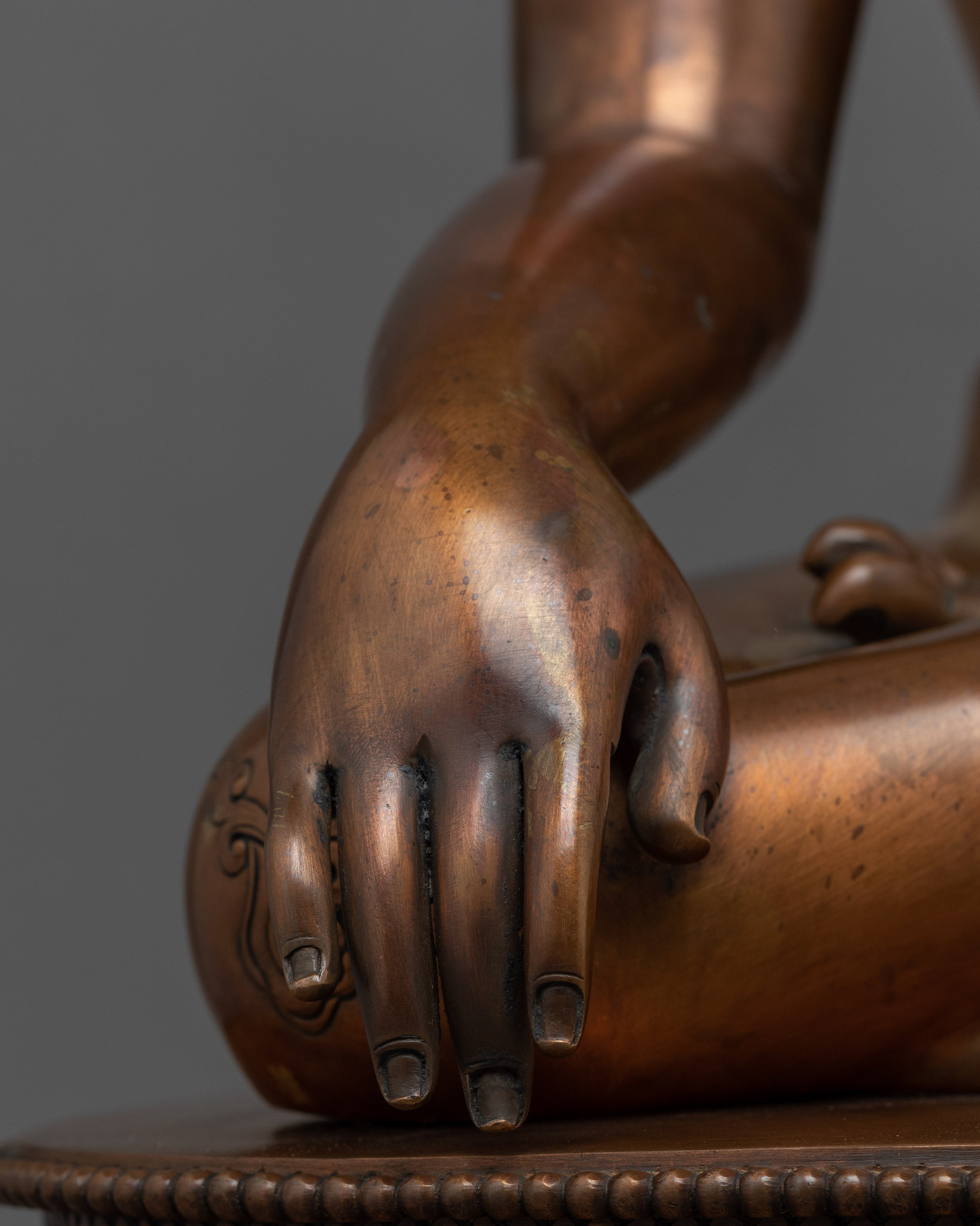 Hand-Carved Shakyamuni Buddha Garden Fountain Statue | Traditional Buddhist Art