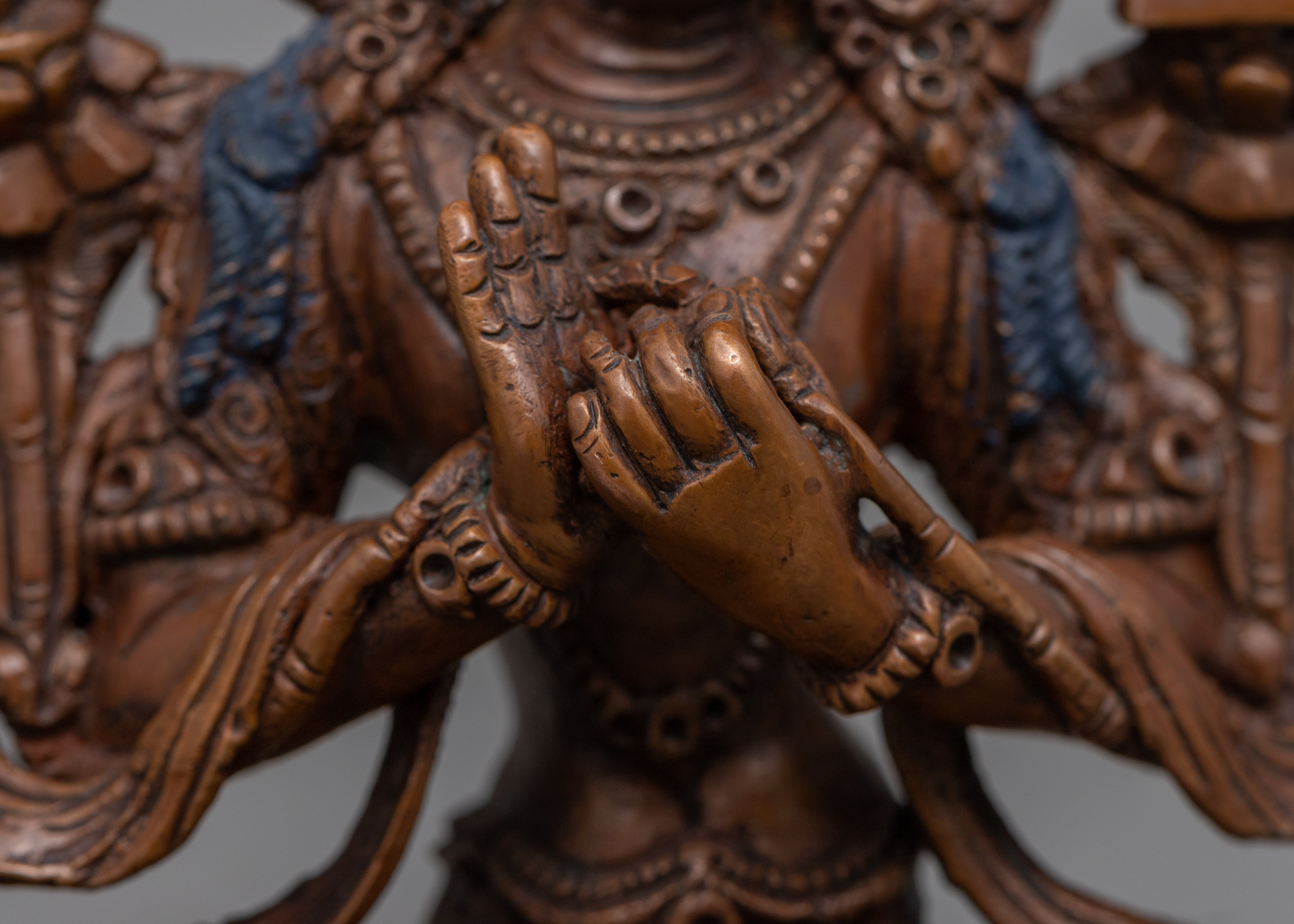 Tishna Manjushri Namasangiti Practice Statue | Tibetan Bodhisattva Of Wisdom Statue