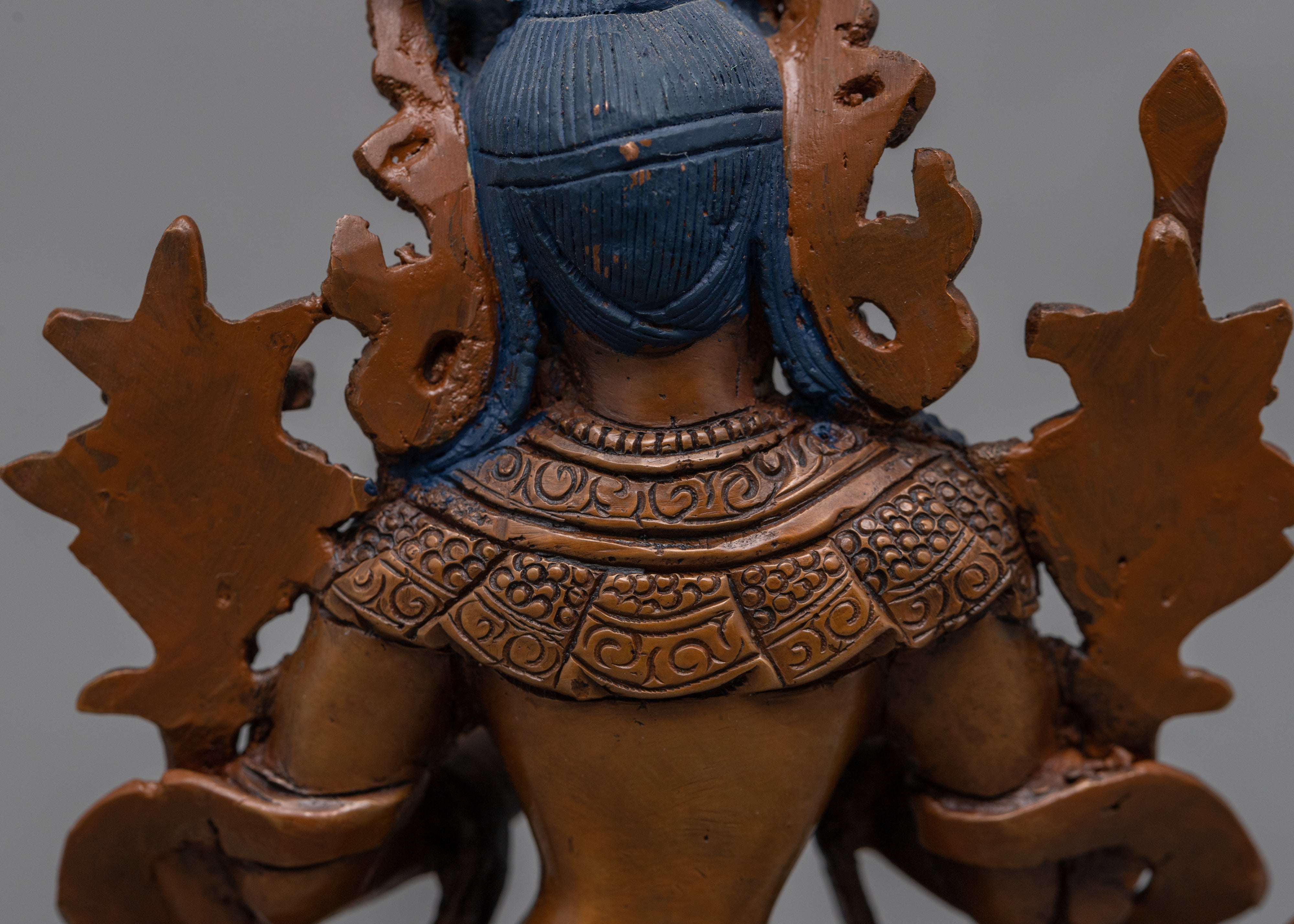 Tishna Manjushri Namasangiti Practice Statue | Tibetan Bodhisattva Of Wisdom Statue