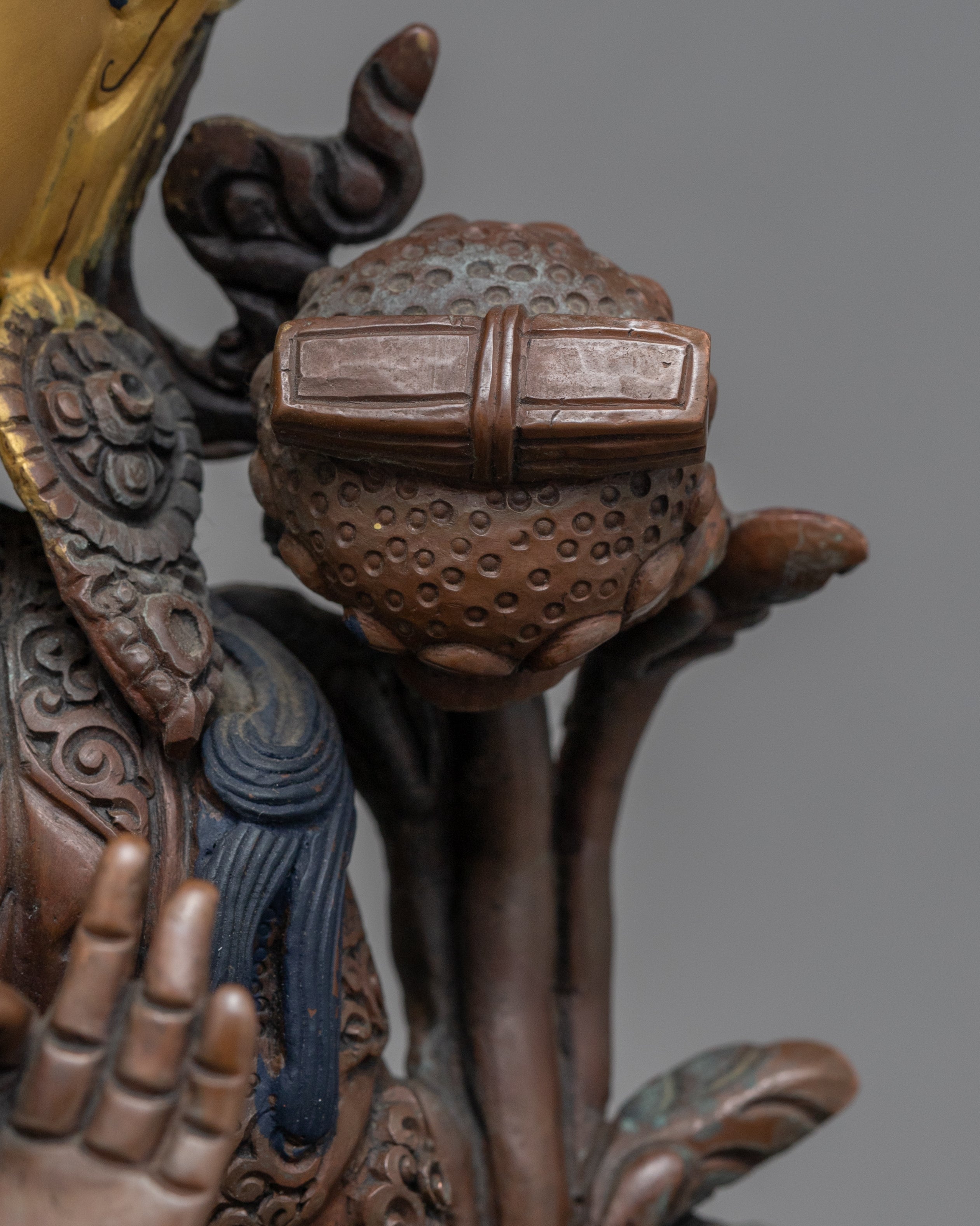 Manjushri Mudra Practice Statue | Historical Tibetan Buddhist Artwork