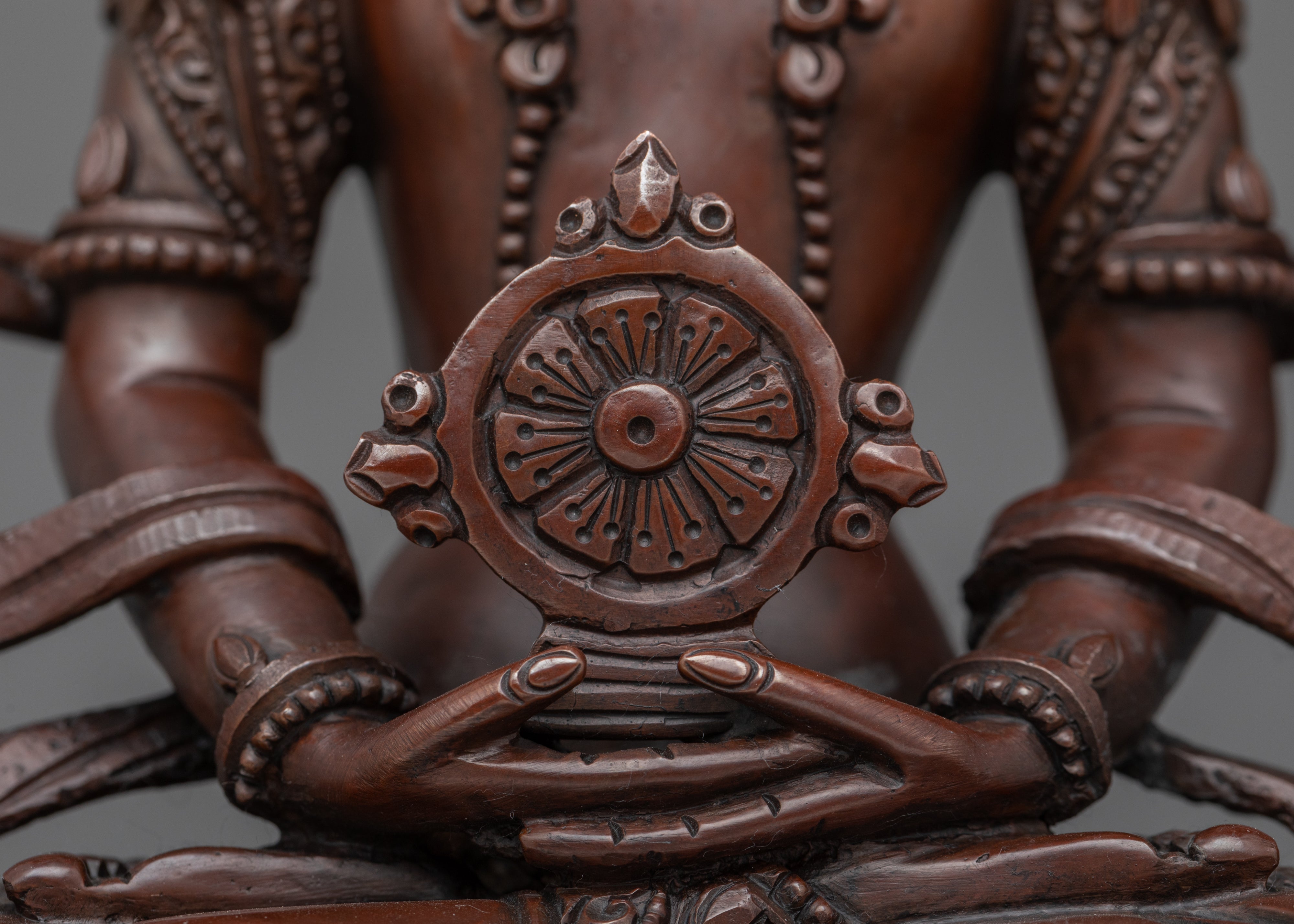 Vairocana Buddha Mudra Practice Statue | Hand-Carved Buddhist Deity Sculpture