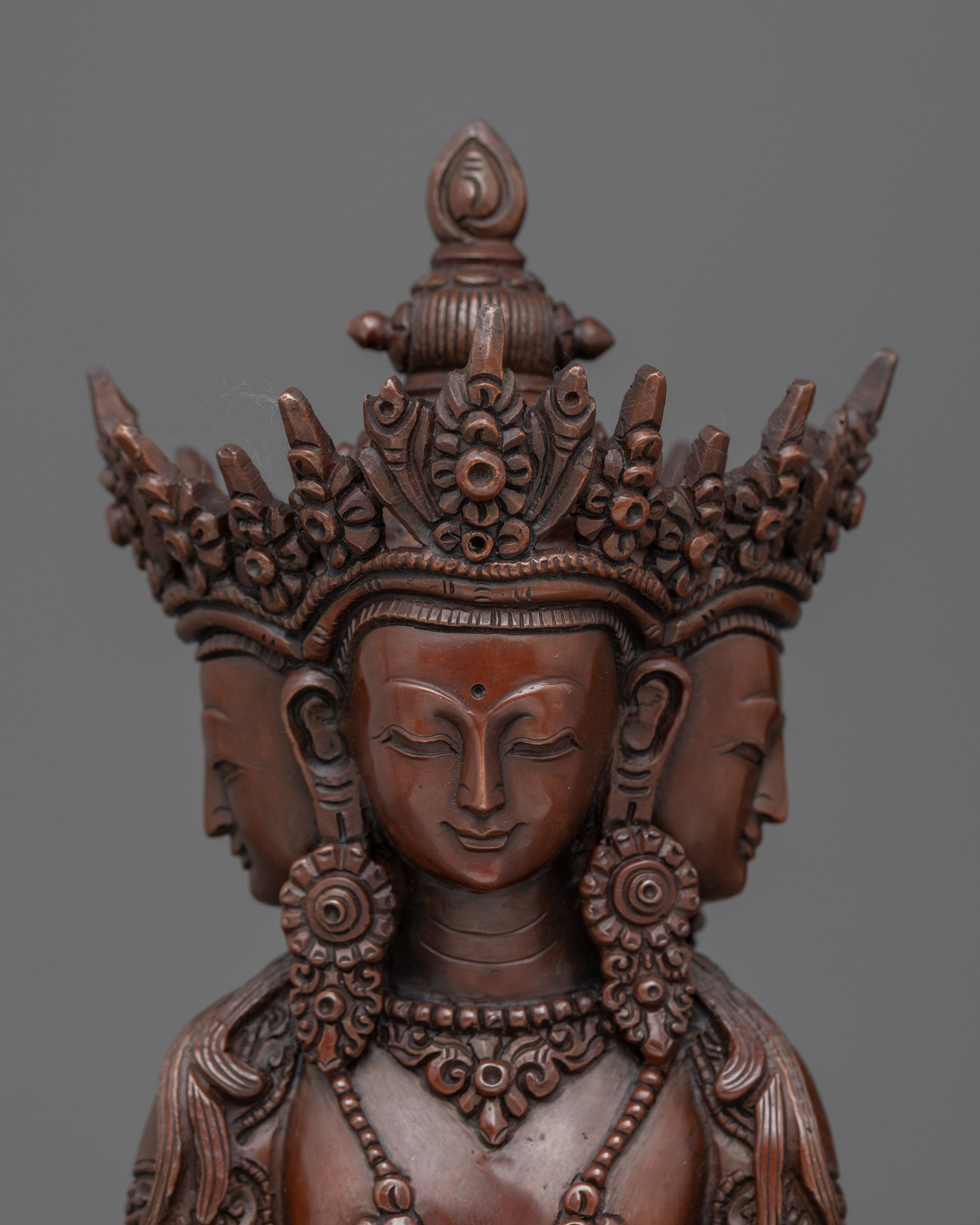 Vairocana Buddha Mudra Practice Statue | Hand-Carved Buddhist Deity Sculpture