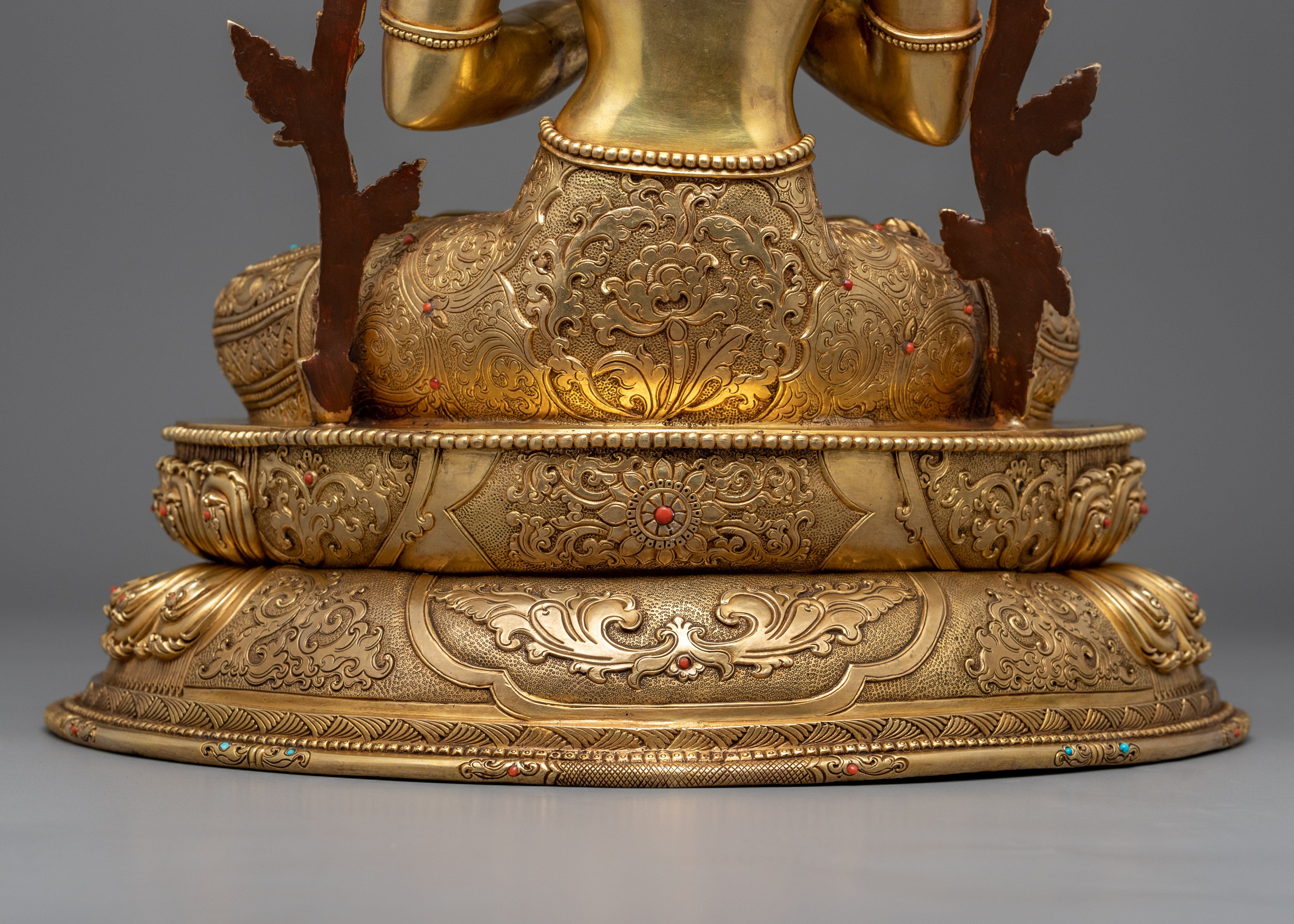 Manjushri's Sword Of Wisdom Statue | Buddhist Bodhisattva Of Compassion