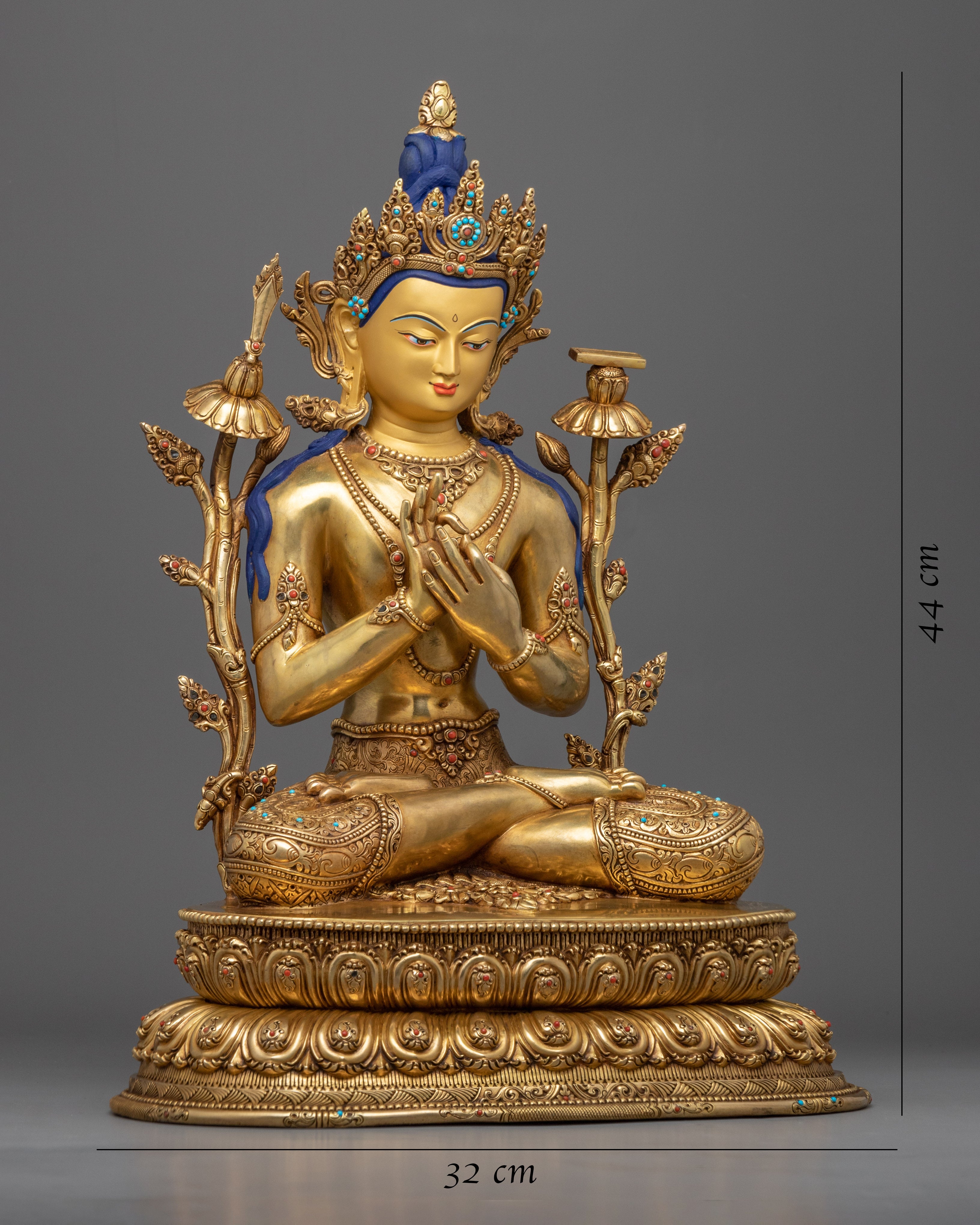 Manjushri's Sword Of Wisdom Statue | Buddhist Bodhisattva Of Compassion