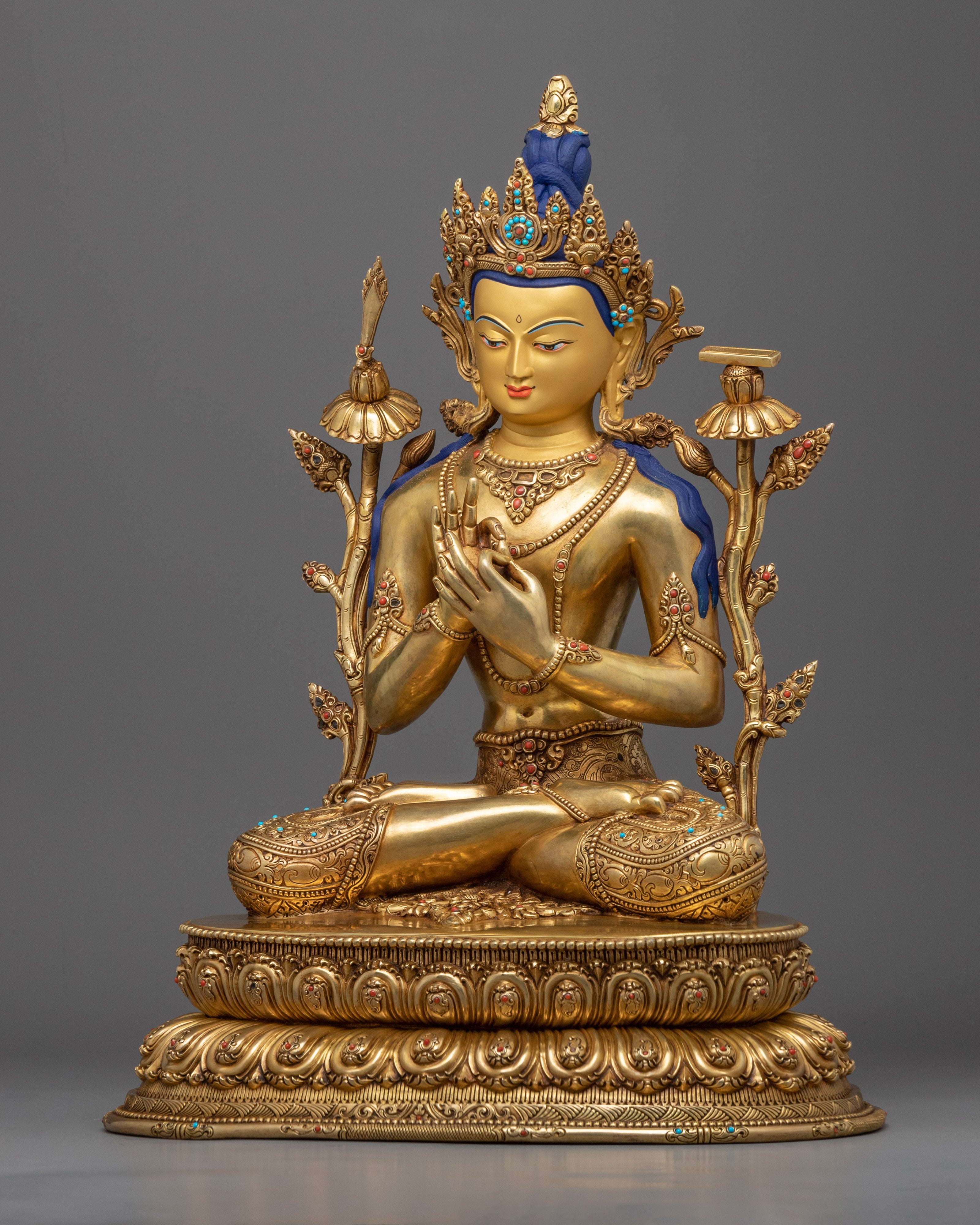 Manjushri's Sword Of Wisdom Statue | Buddhist Bodhisattva Of Compassion