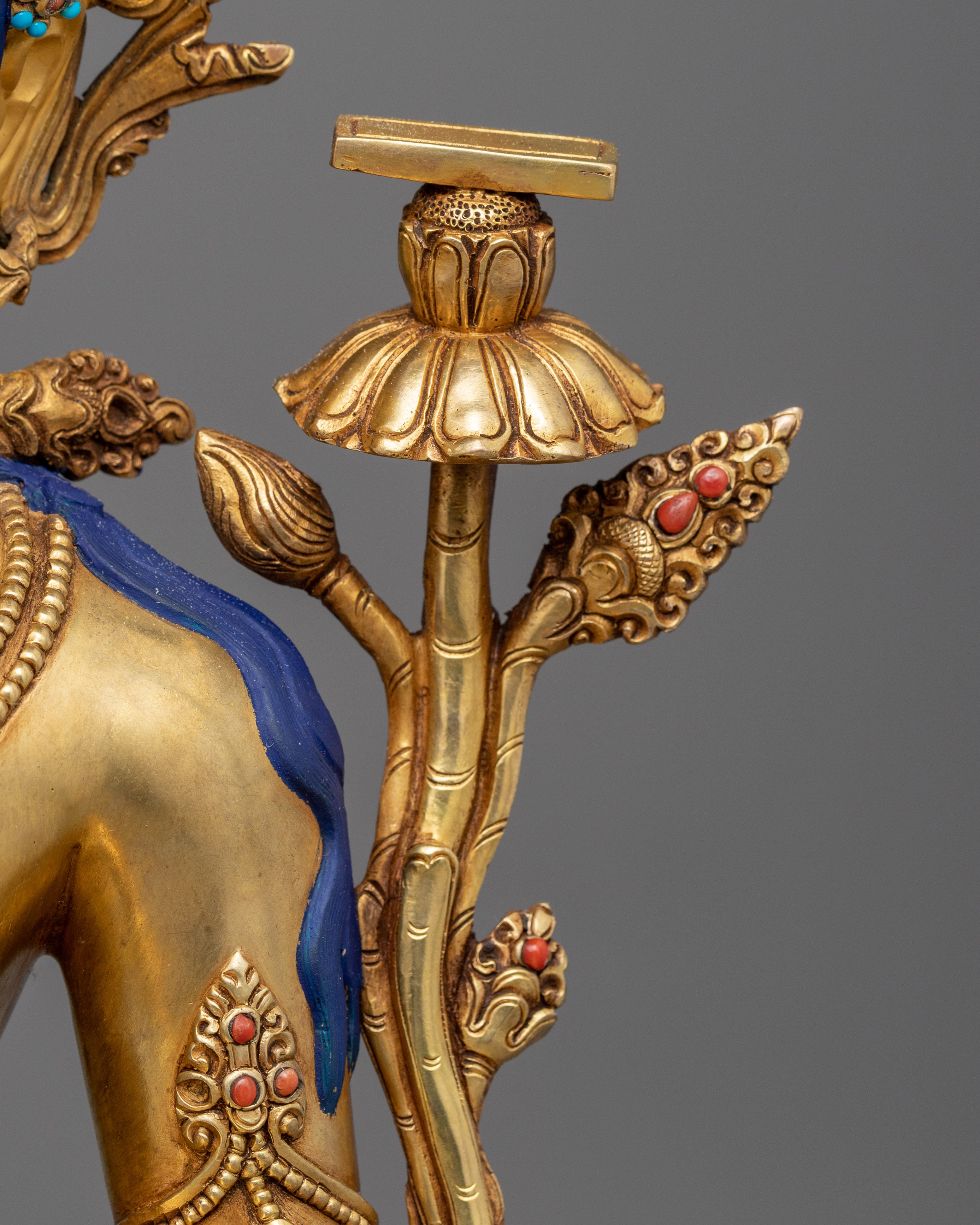 Manjushri's Sword Of Wisdom Statue | Buddhist Bodhisattva Of Compassion