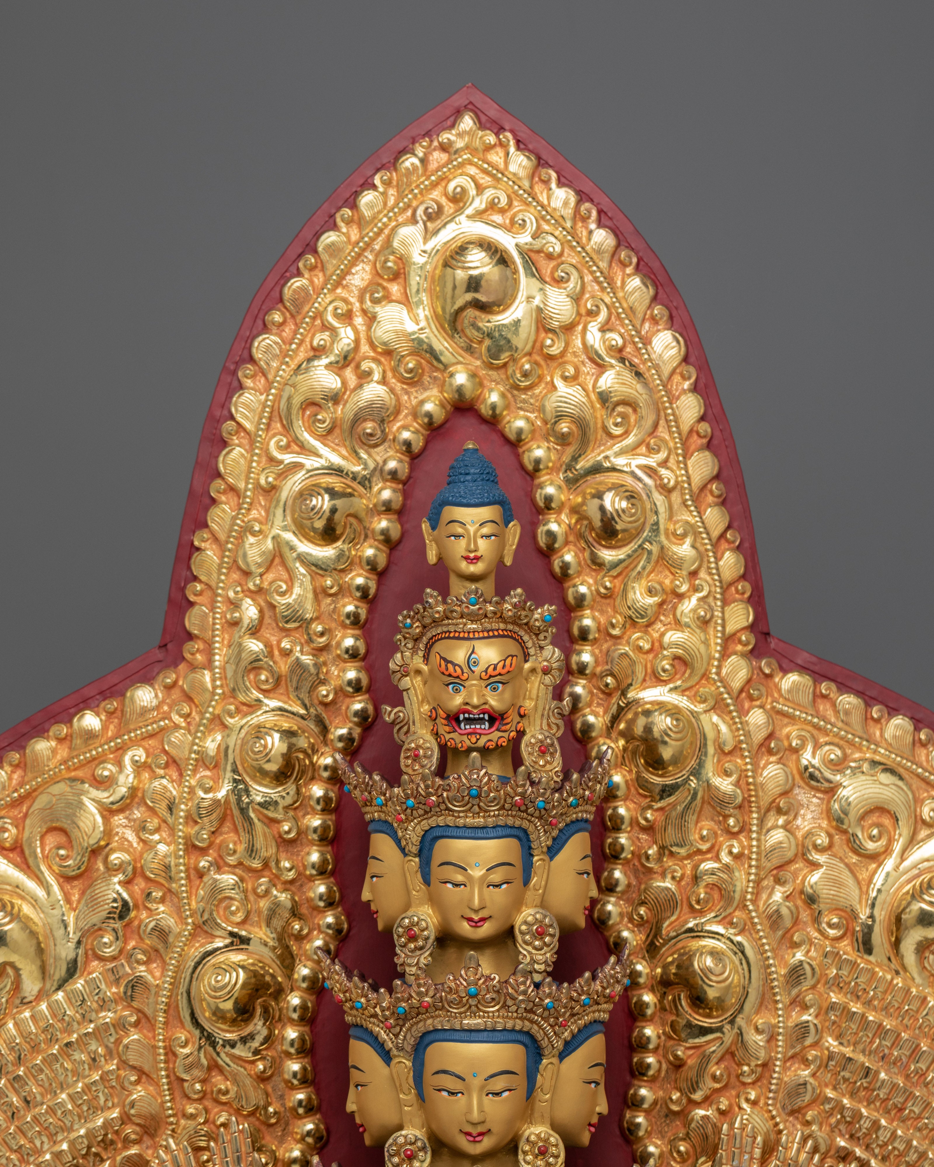 Tibetan Bodhisattva Chenrezig 1000 Arms Statue | Avalokiteshvara The Bodhisattva Of Compassion