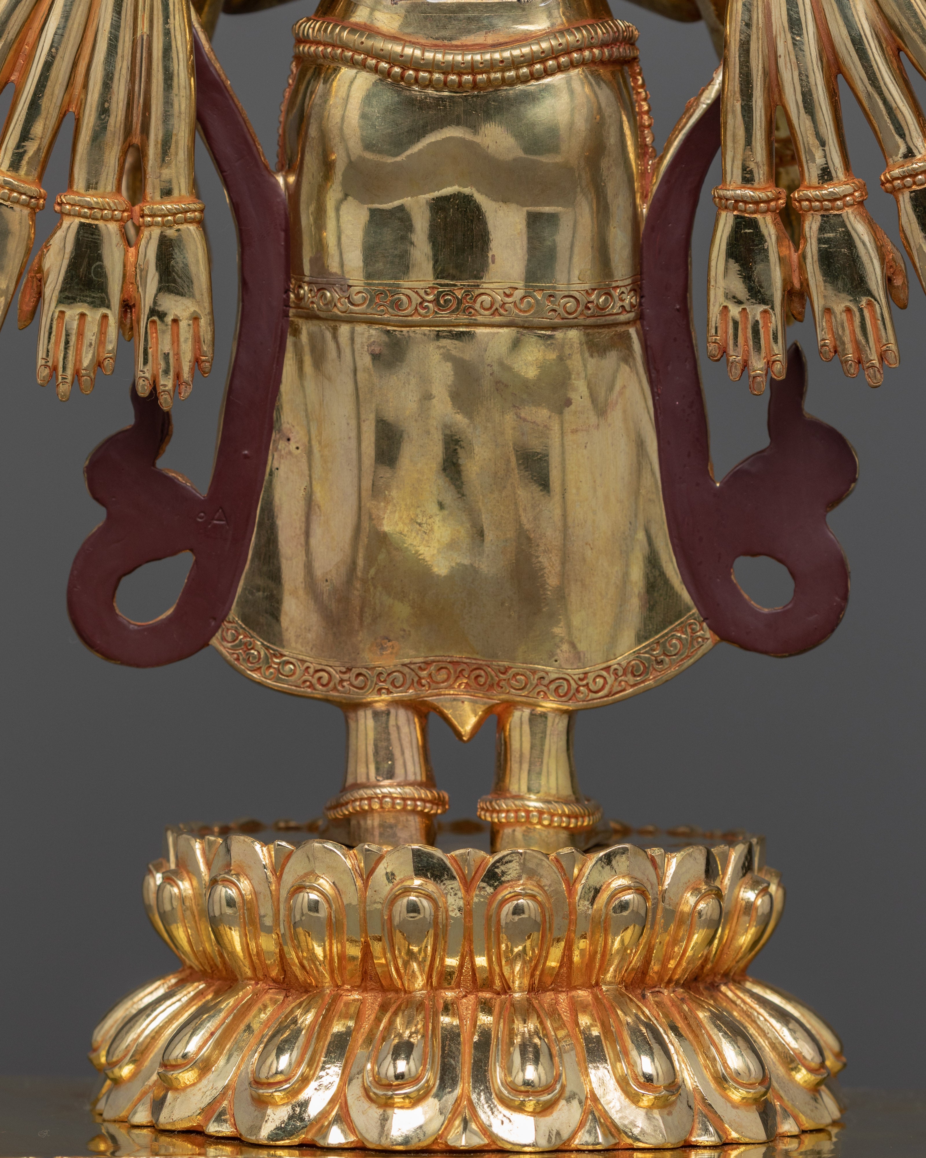 Tibetan Bodhisattva Chenrezig 1000 Arms Statue | Avalokiteshvara The Bodhisattva Of Compassion