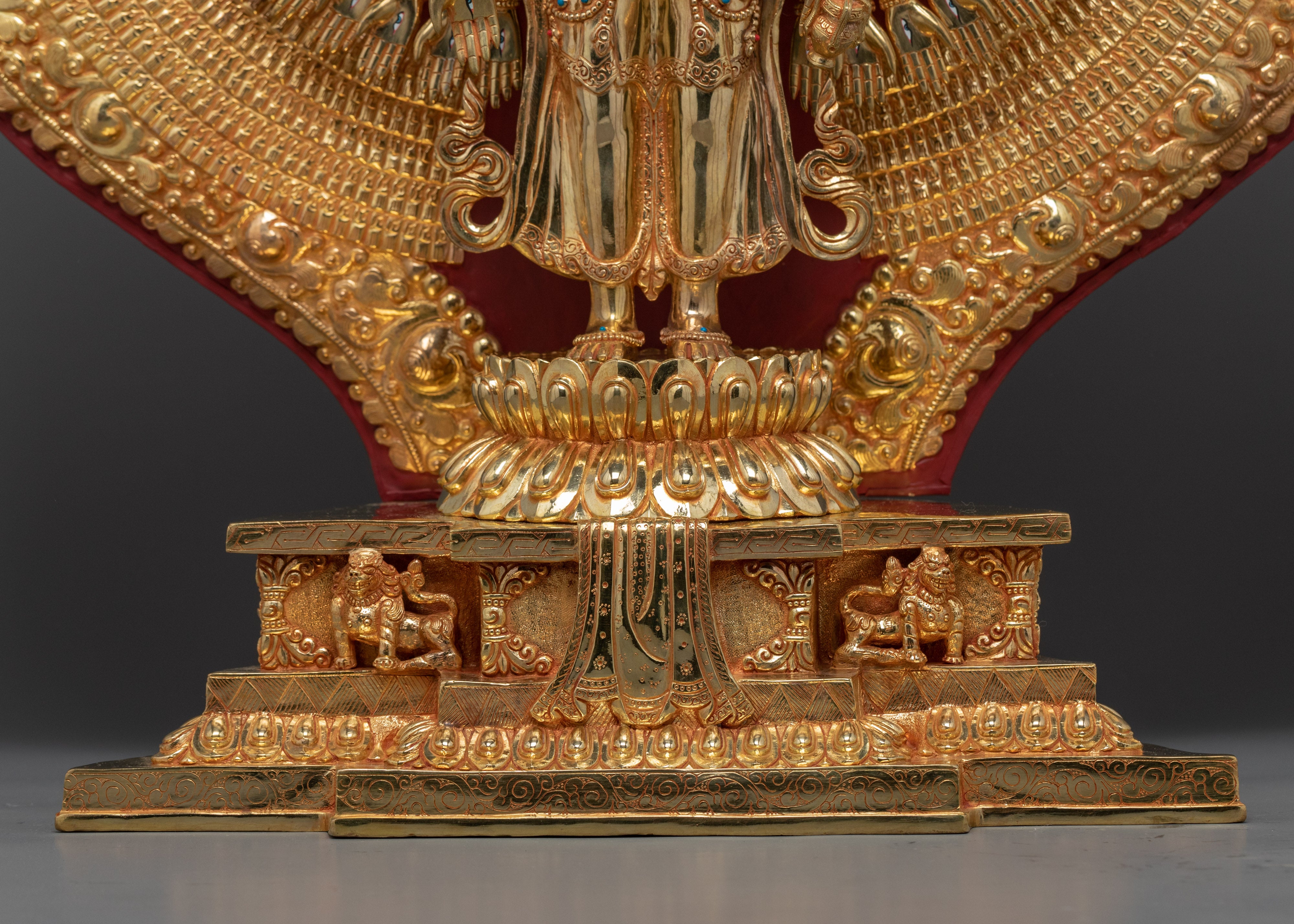 Tibetan Bodhisattva Chenrezig 1000 Arms Statue | Avalokiteshvara The Bodhisattva Of Compassion