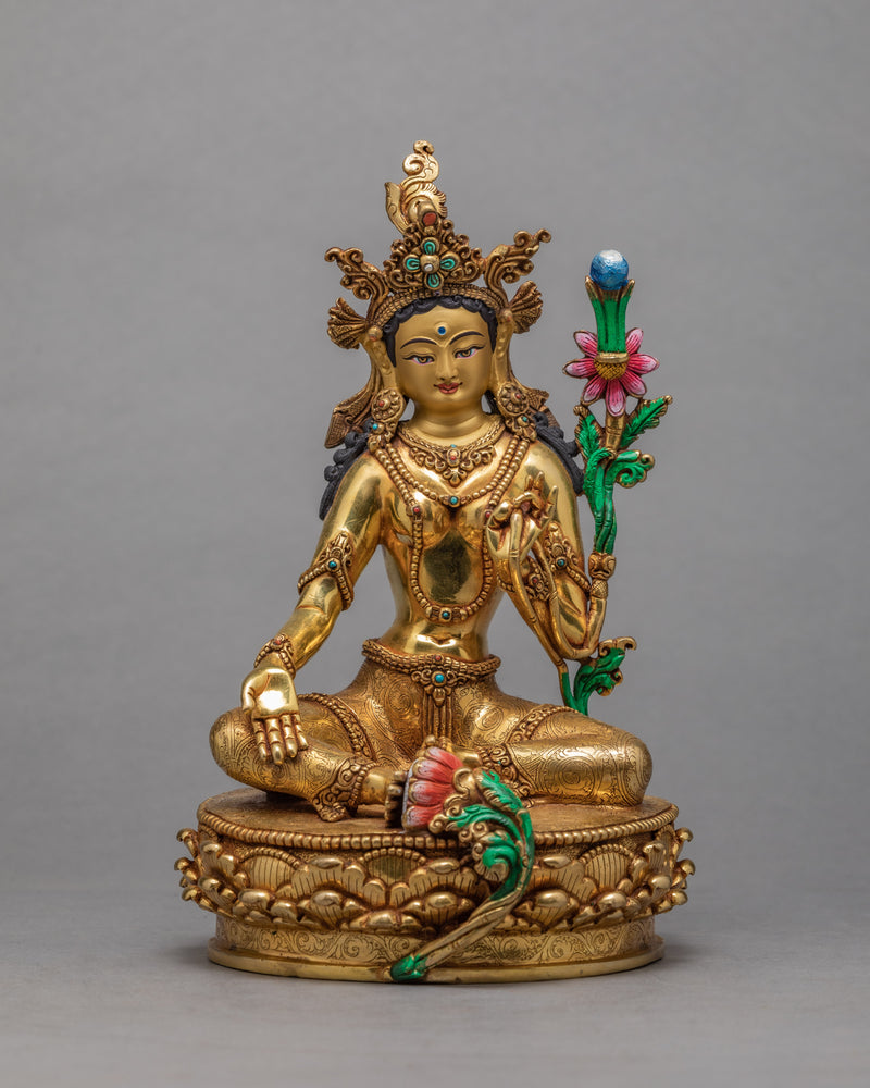 21 Tara Statue Set | Traditionally Hand Carved Set of Taras