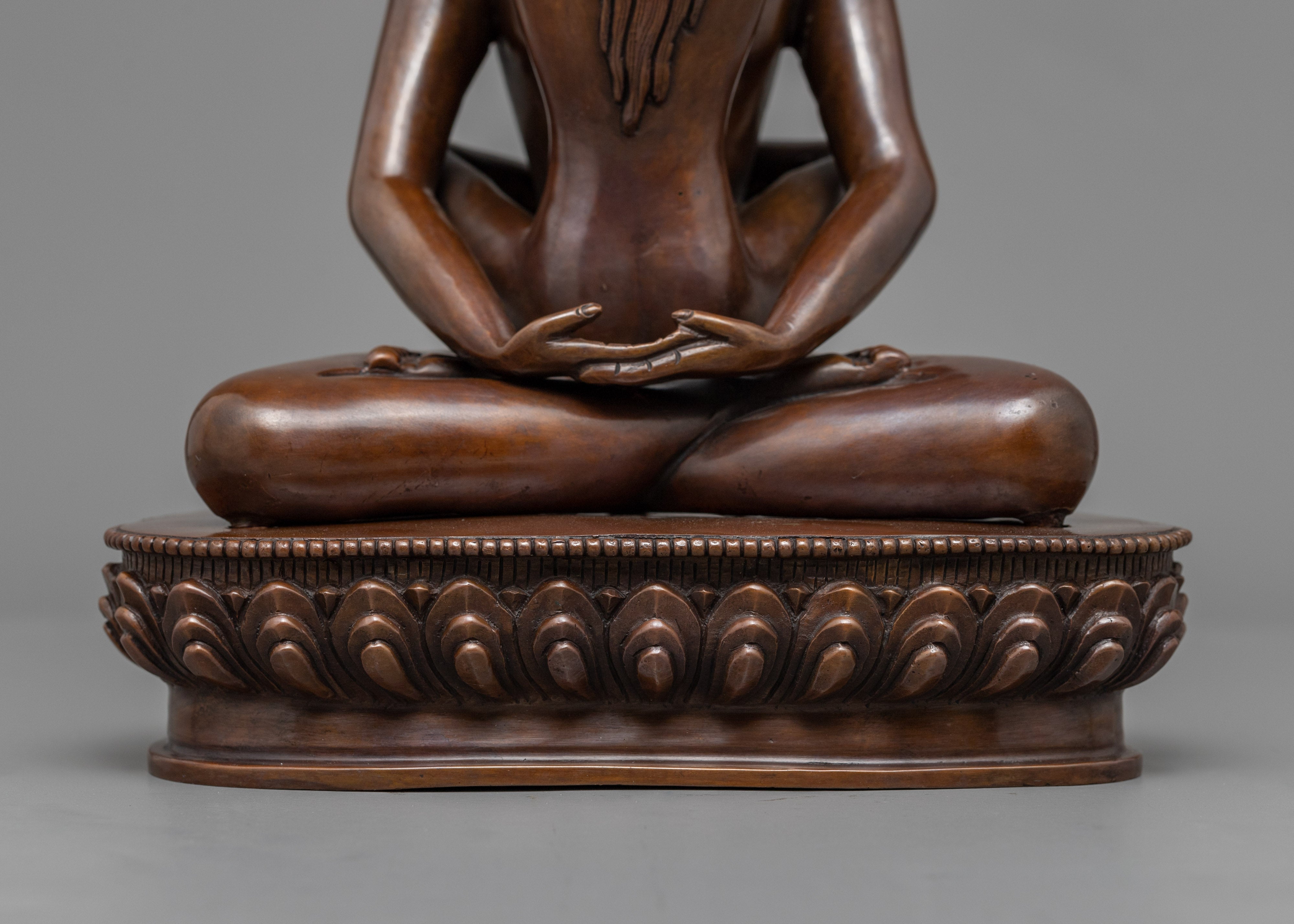 Copper Statue Of Samantabhadra And Samantabhadri | Samantabhadra With Consort In Union Figurine