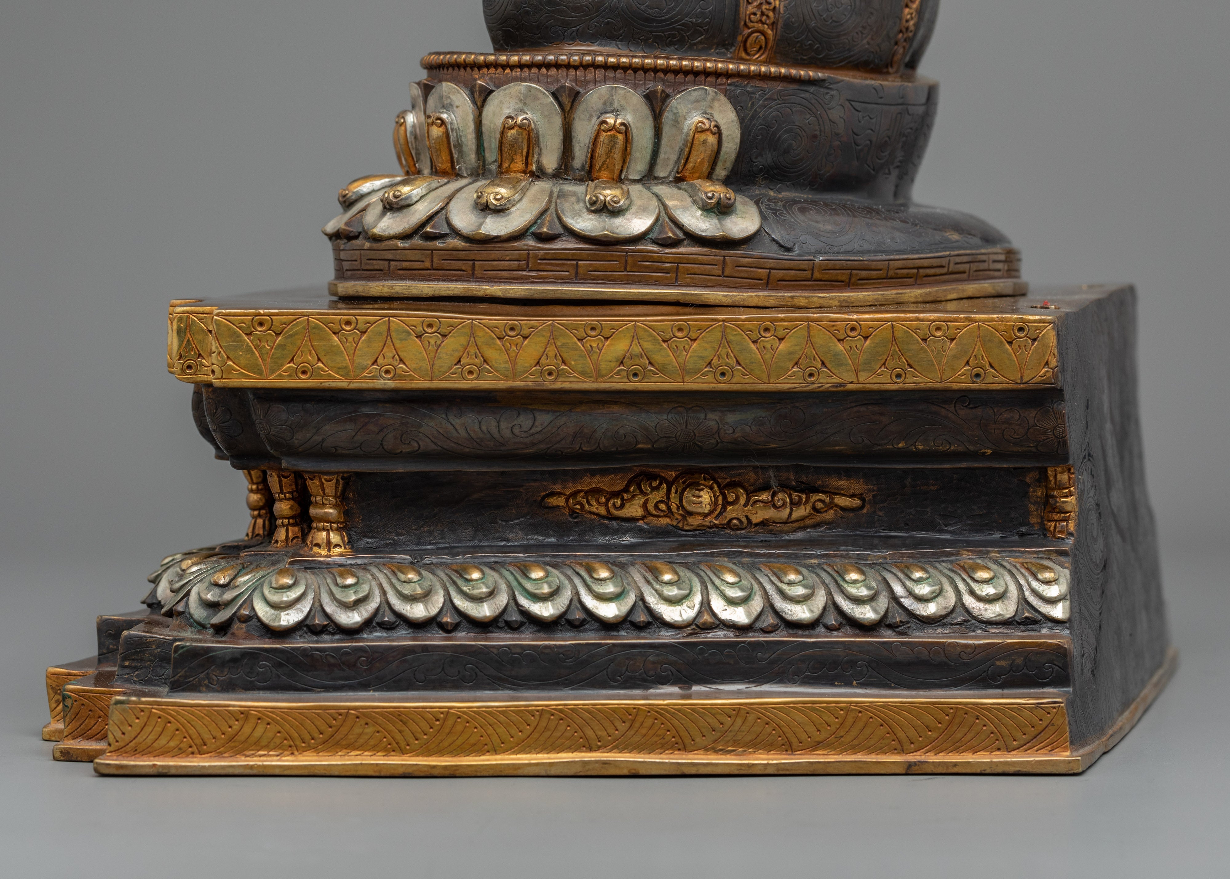 Medicine Buddha Sculpture for Bhaisajyaguru Mantra | Traditional Zen Arts