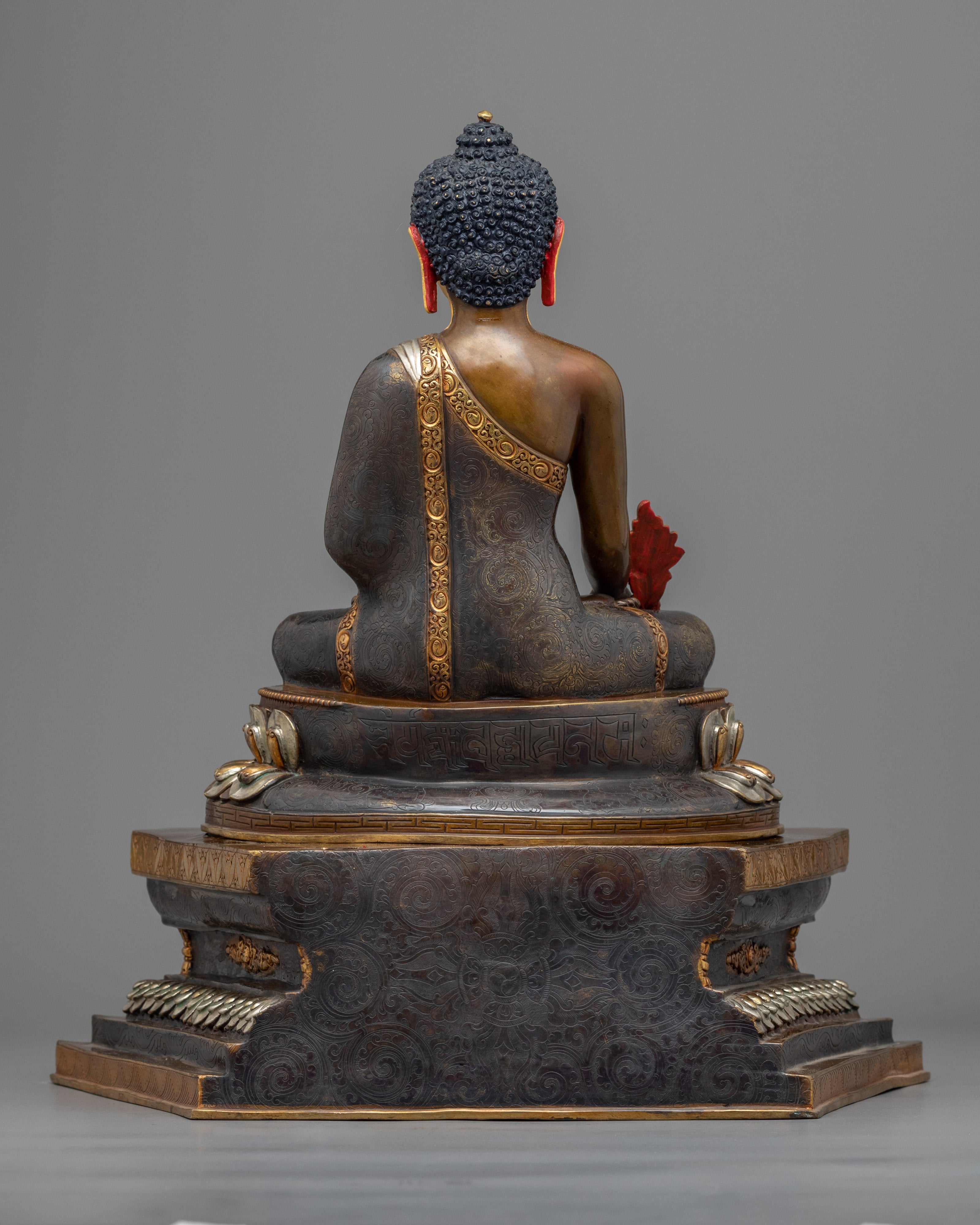 Medicine Buddha Sculpture for Bhaisajyaguru Mantra | Traditional Zen Arts