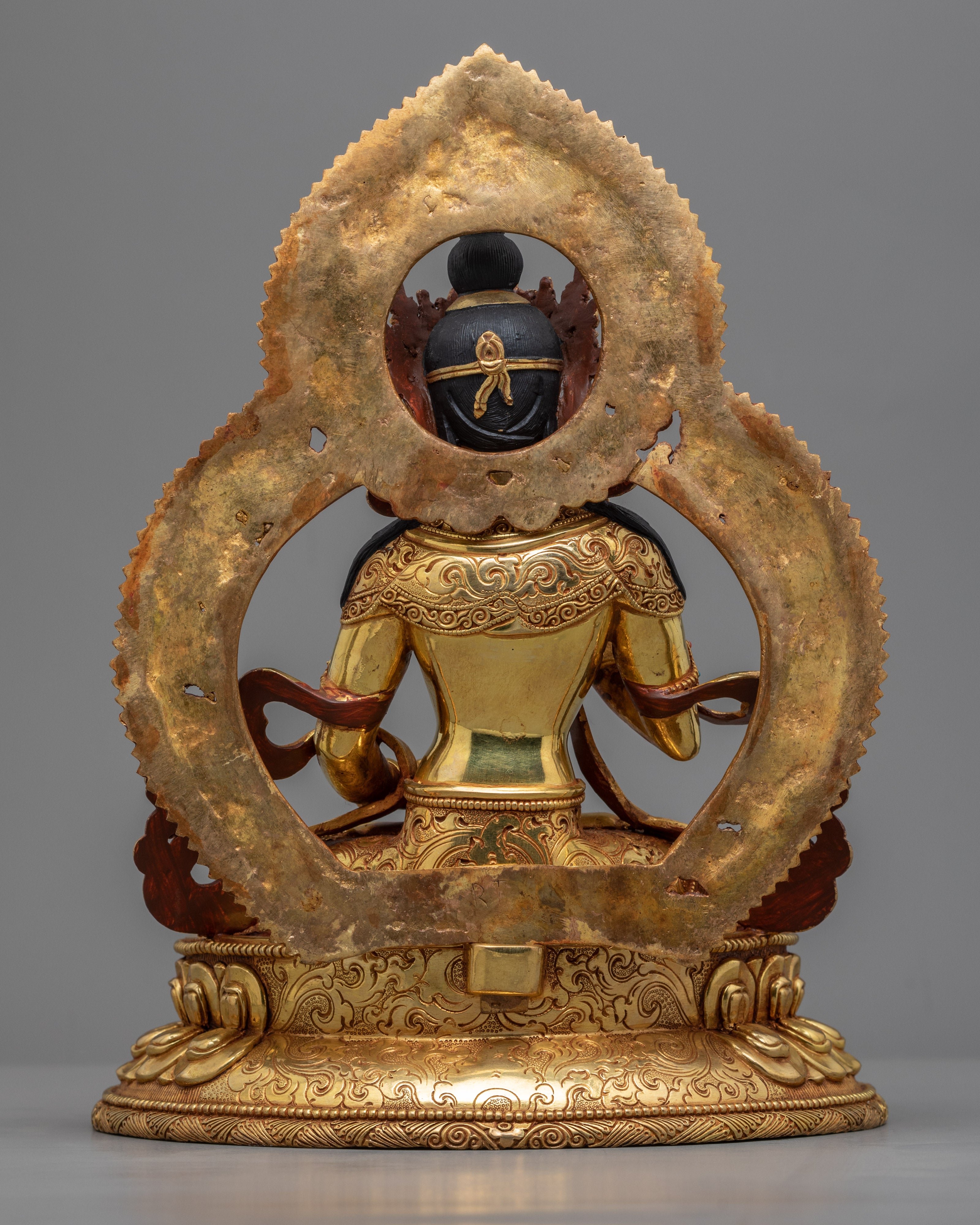 Dorje Sempa Mantra Sculpture | Himalayan Religious Statue For Virtue Practice