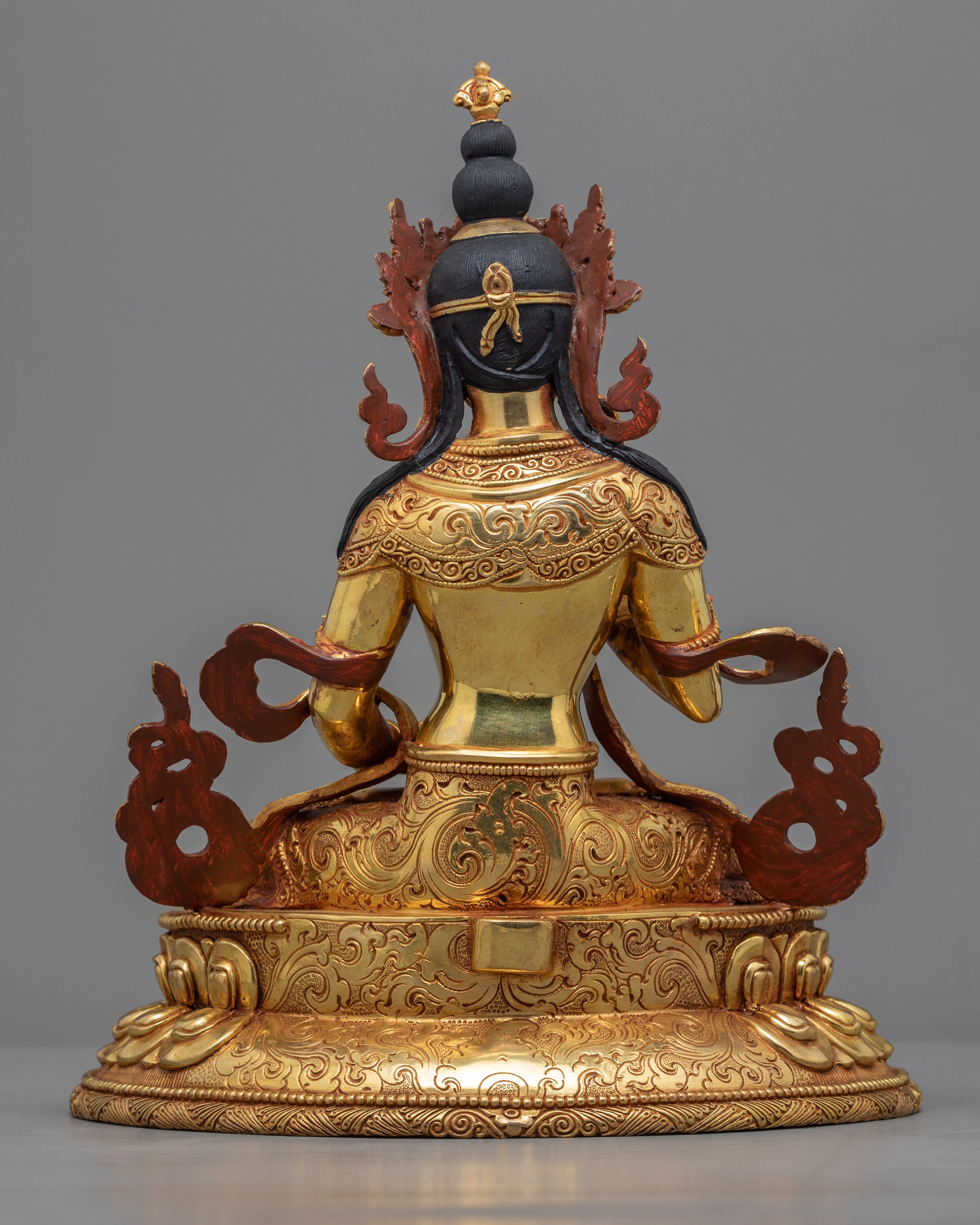 Dorje Sempa Mantra Sculpture | Himalayan Religious Statue For Virtue Practice