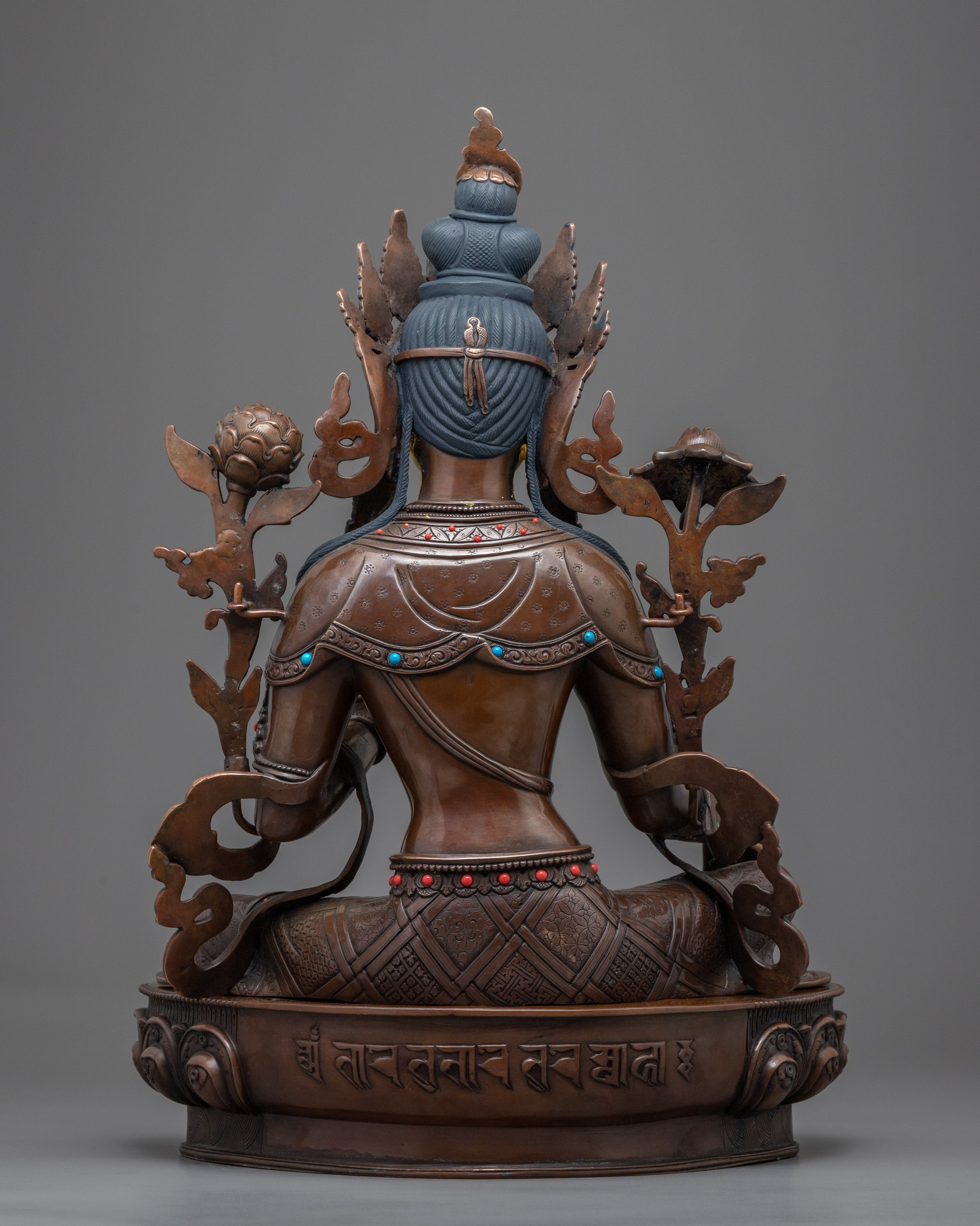 Green Tara Goddess Of Compassion | Himalayan Traditionally Made Statues