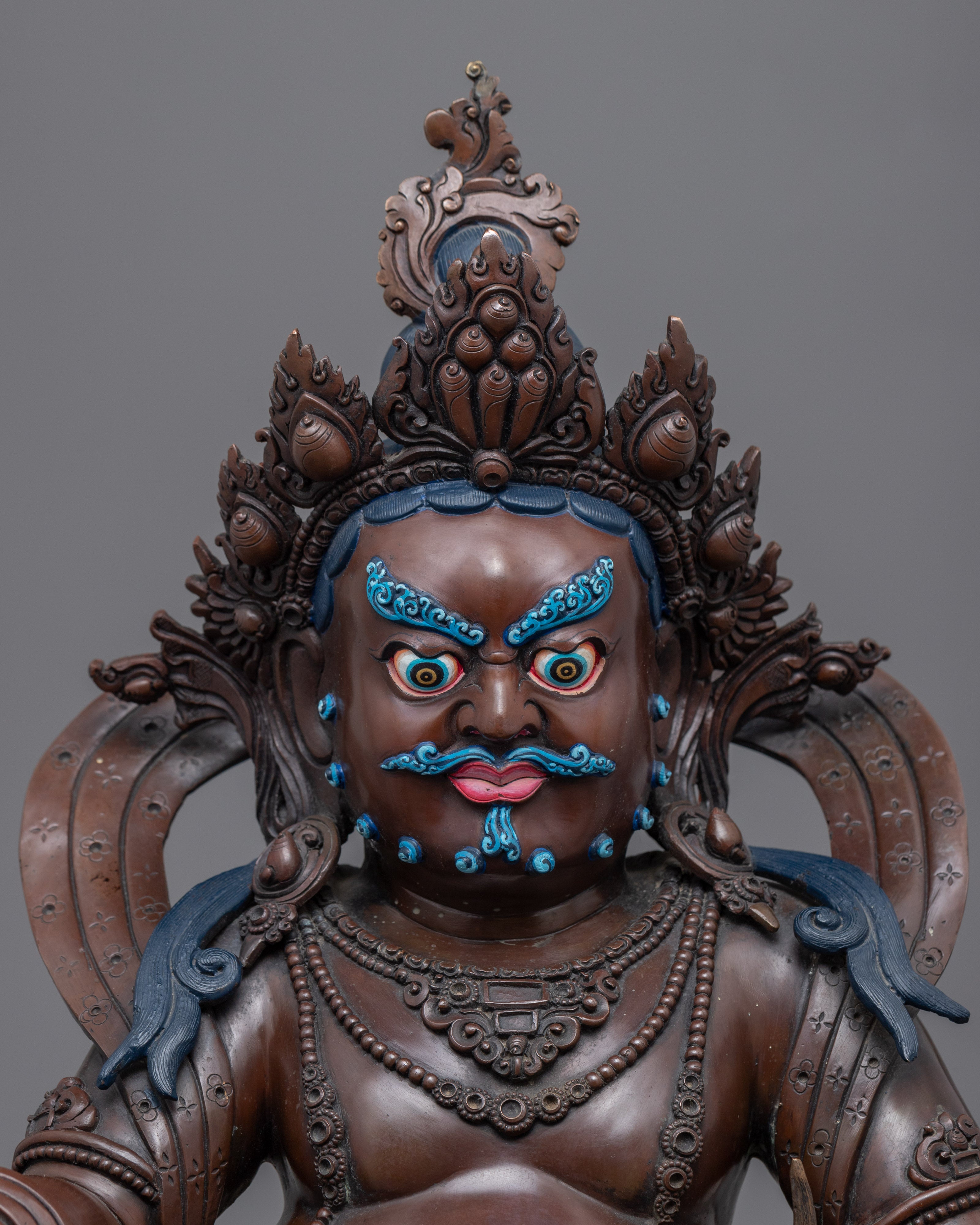 God Of Wealth And Prosperity Dzambhala | Himalayan Oxidized Art