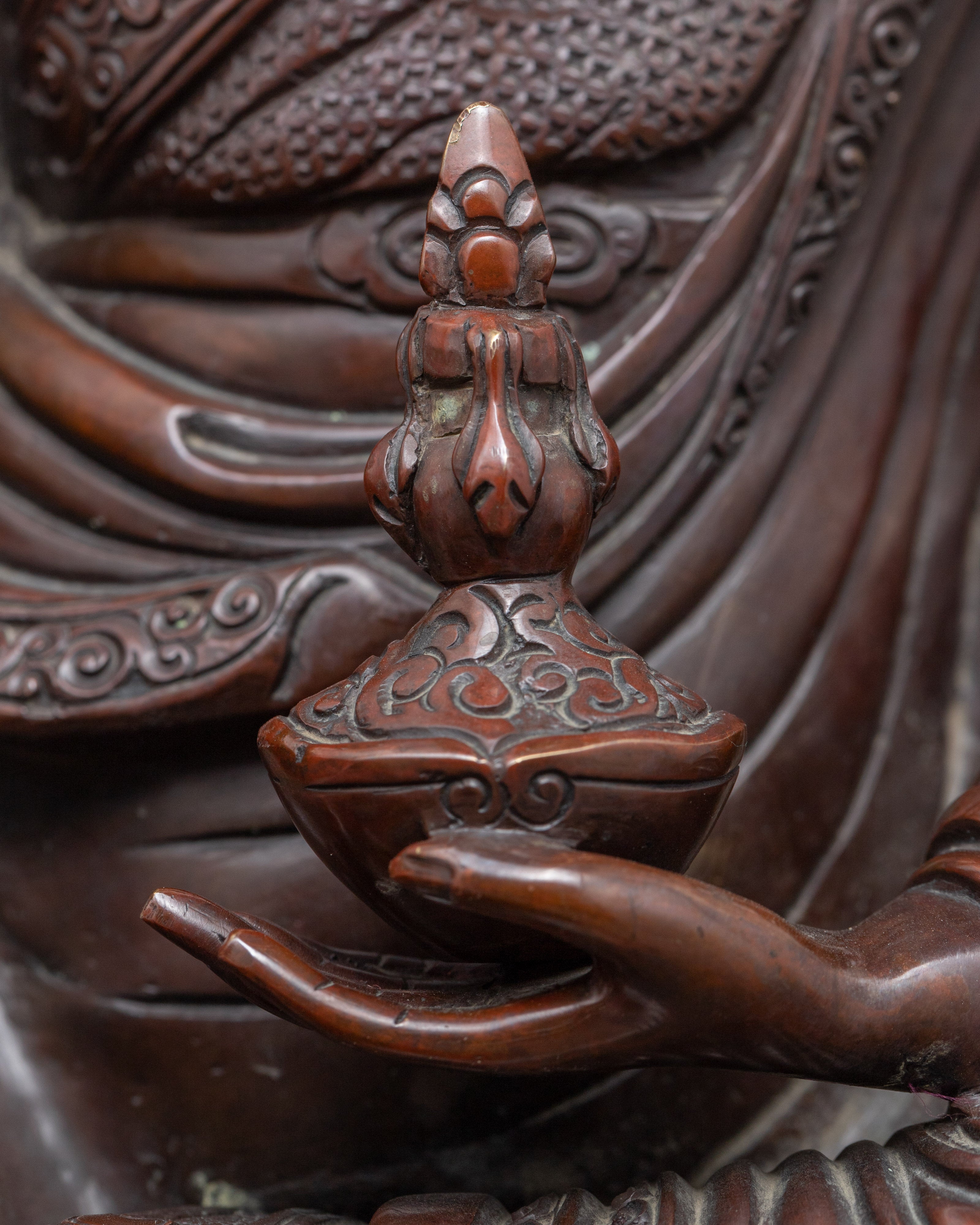 Maha Padmasambhava Sculpture | Oxidized Statue of Nepal