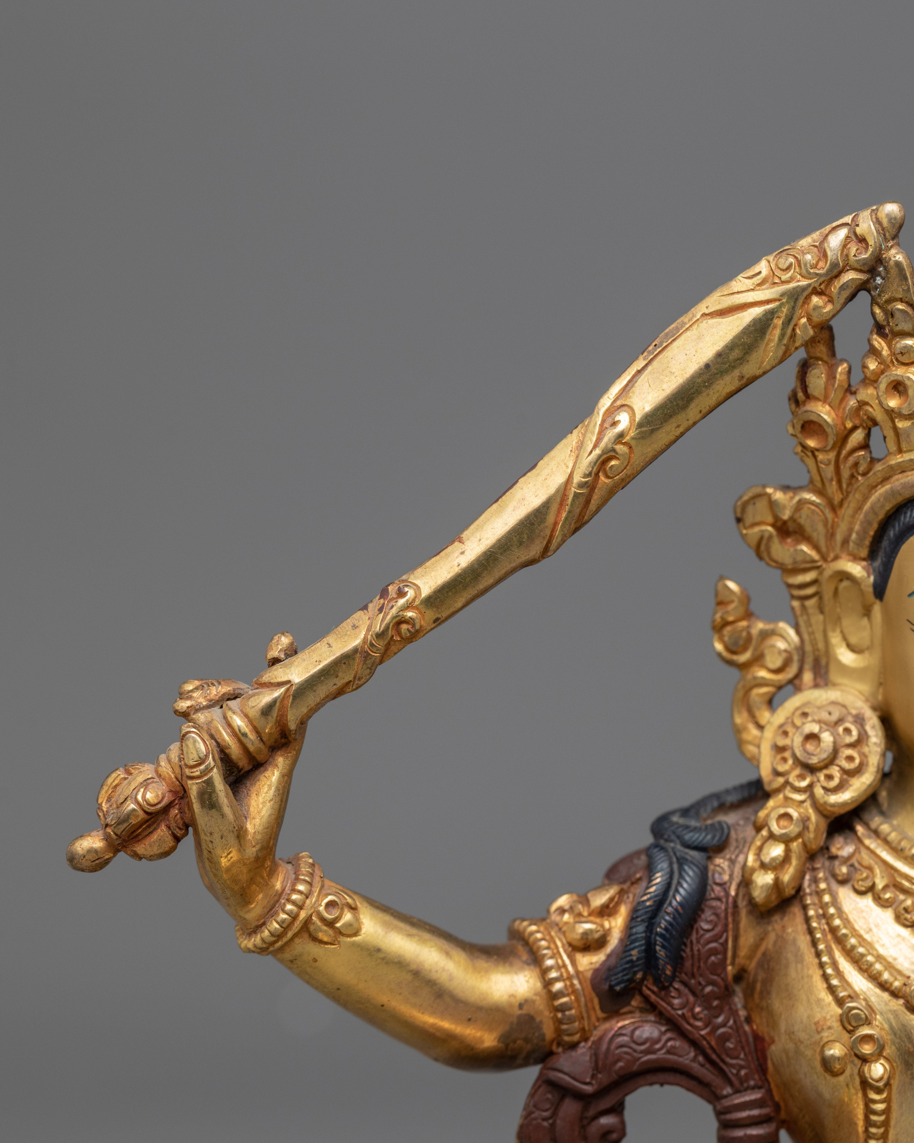 Manjushri Buddhism Bodhisattva Statue | Wisdom Deity of Buddhism