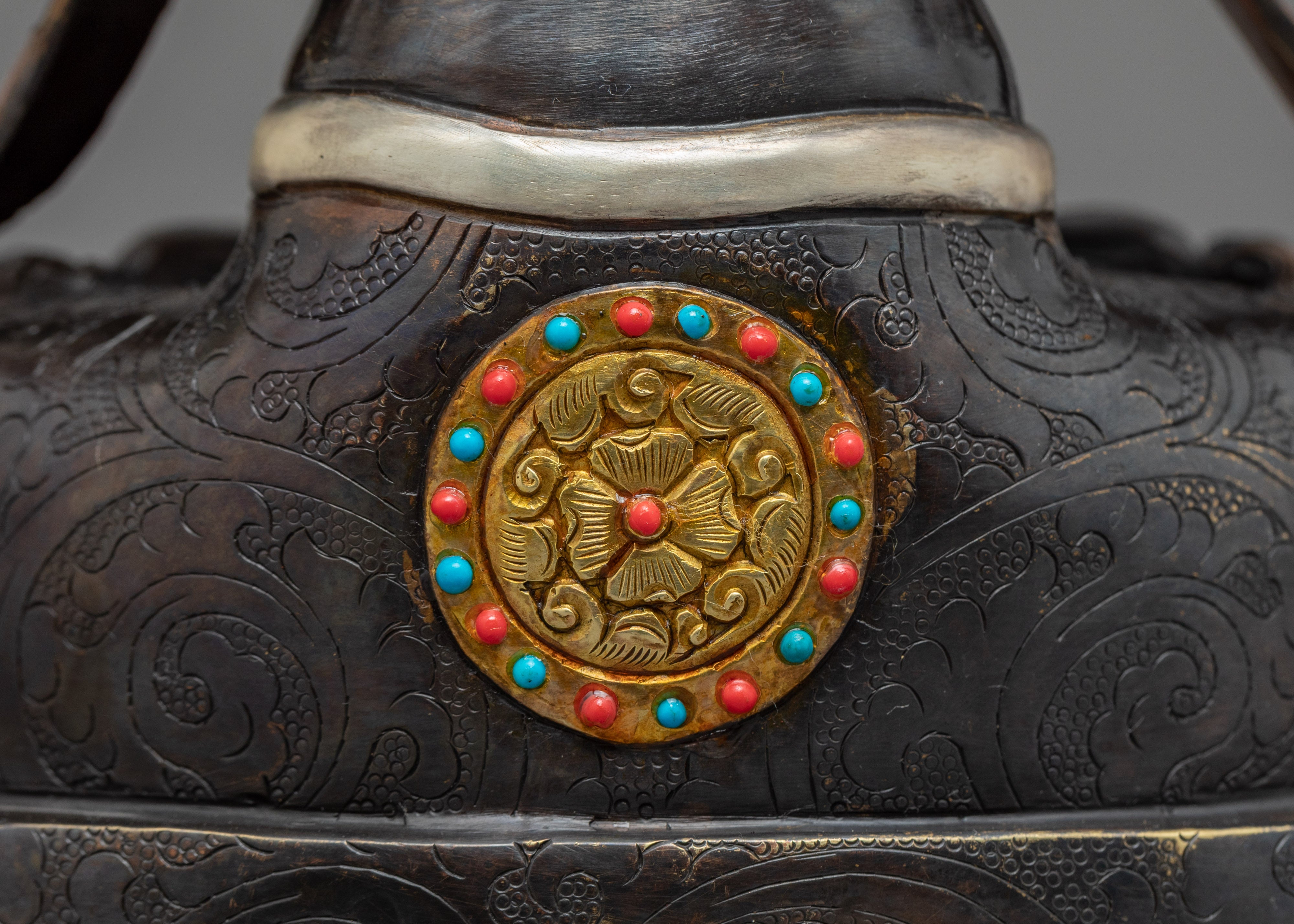 Tibetan Chenrezig Empowerment Sculpture | Hand-Carved Statue