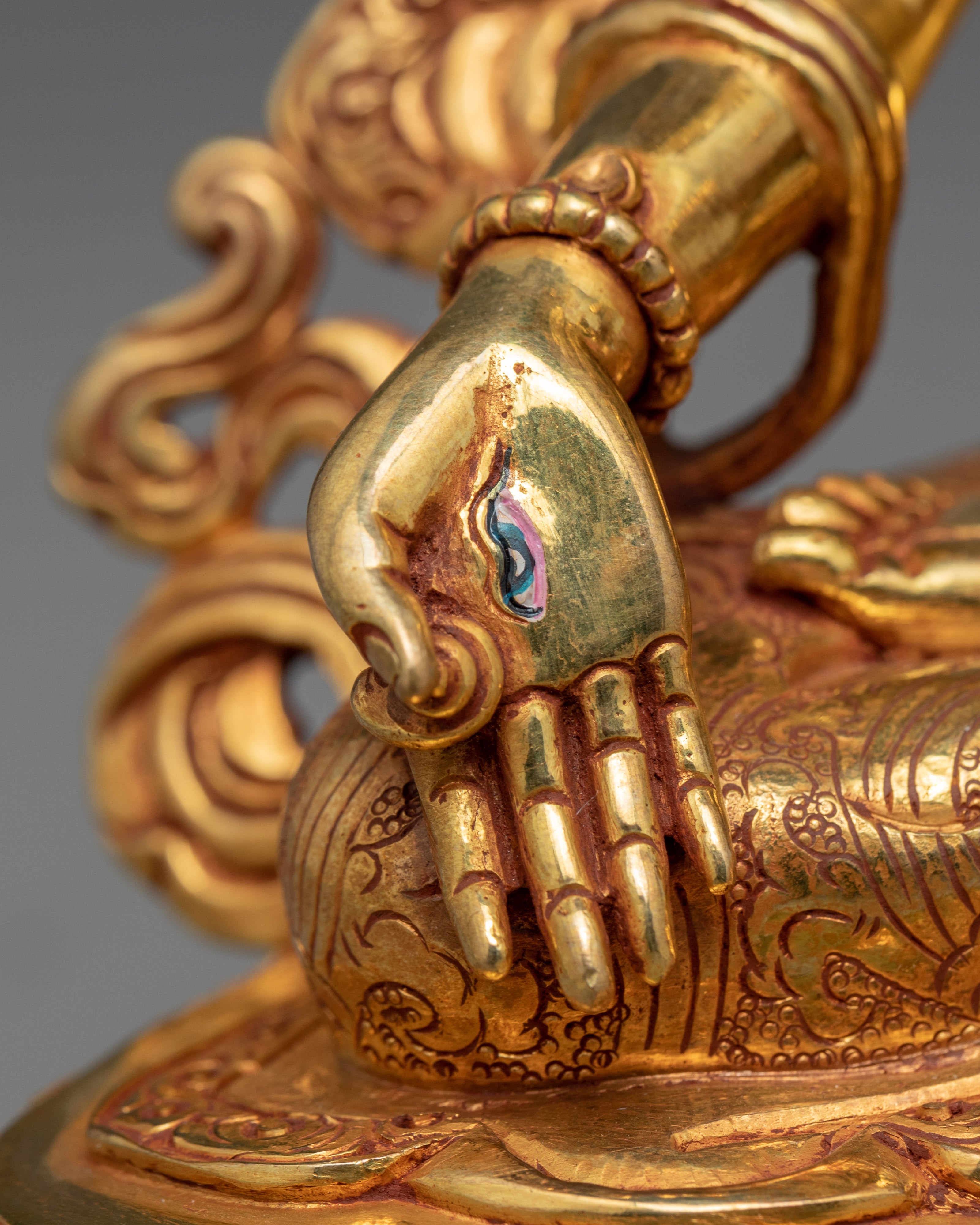 Statue For White Tara Mantra Song | Traditionally Hand-Made Artwork