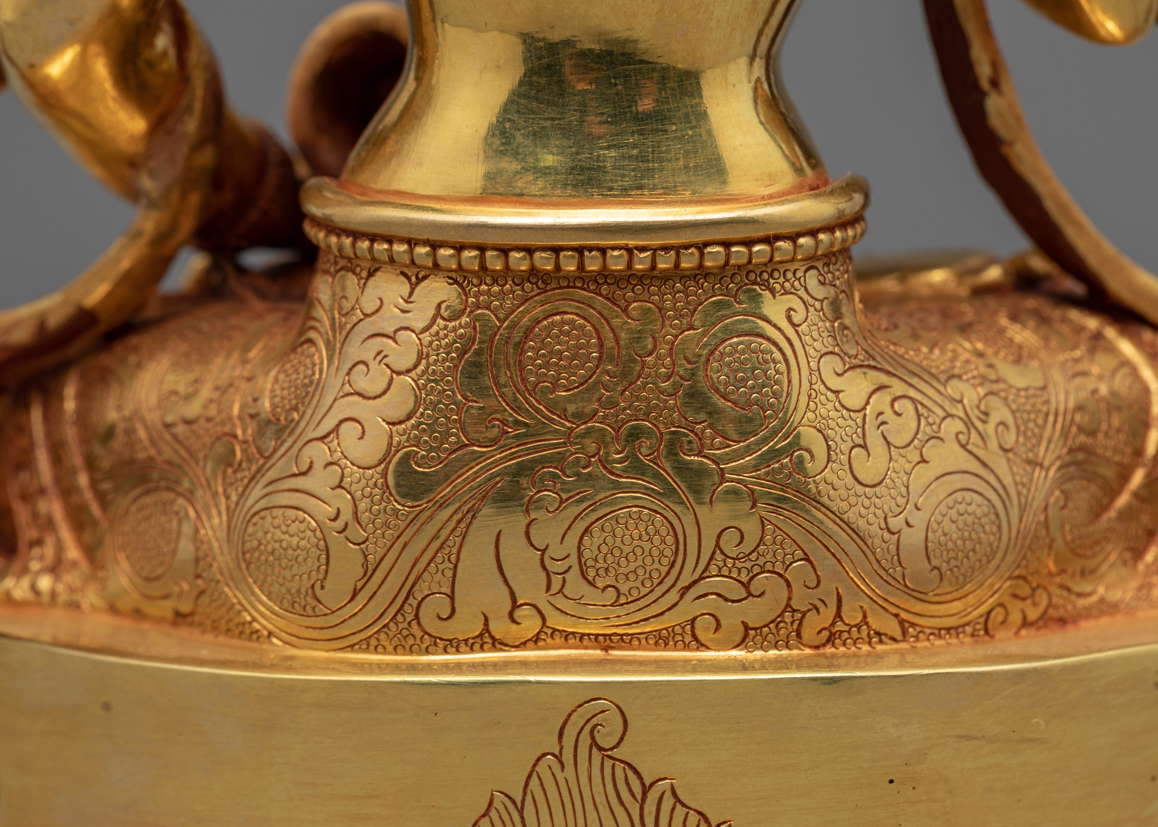 Buddhist Vajrasattva Sculpture | Himalayan-Made Golden Statues