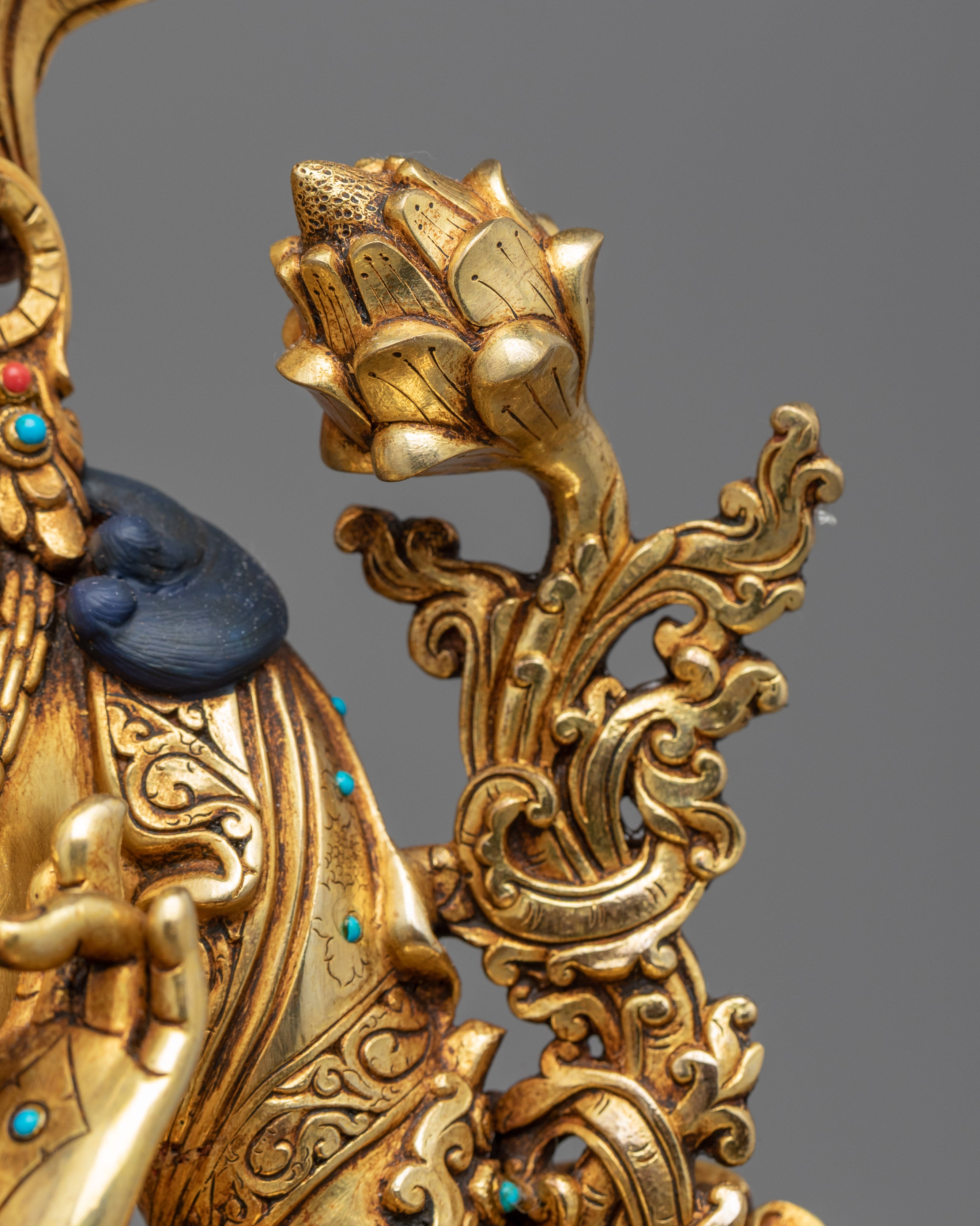 Green Tara Yoga Statue | Handmade Ancient Craftsmanship of Nepal