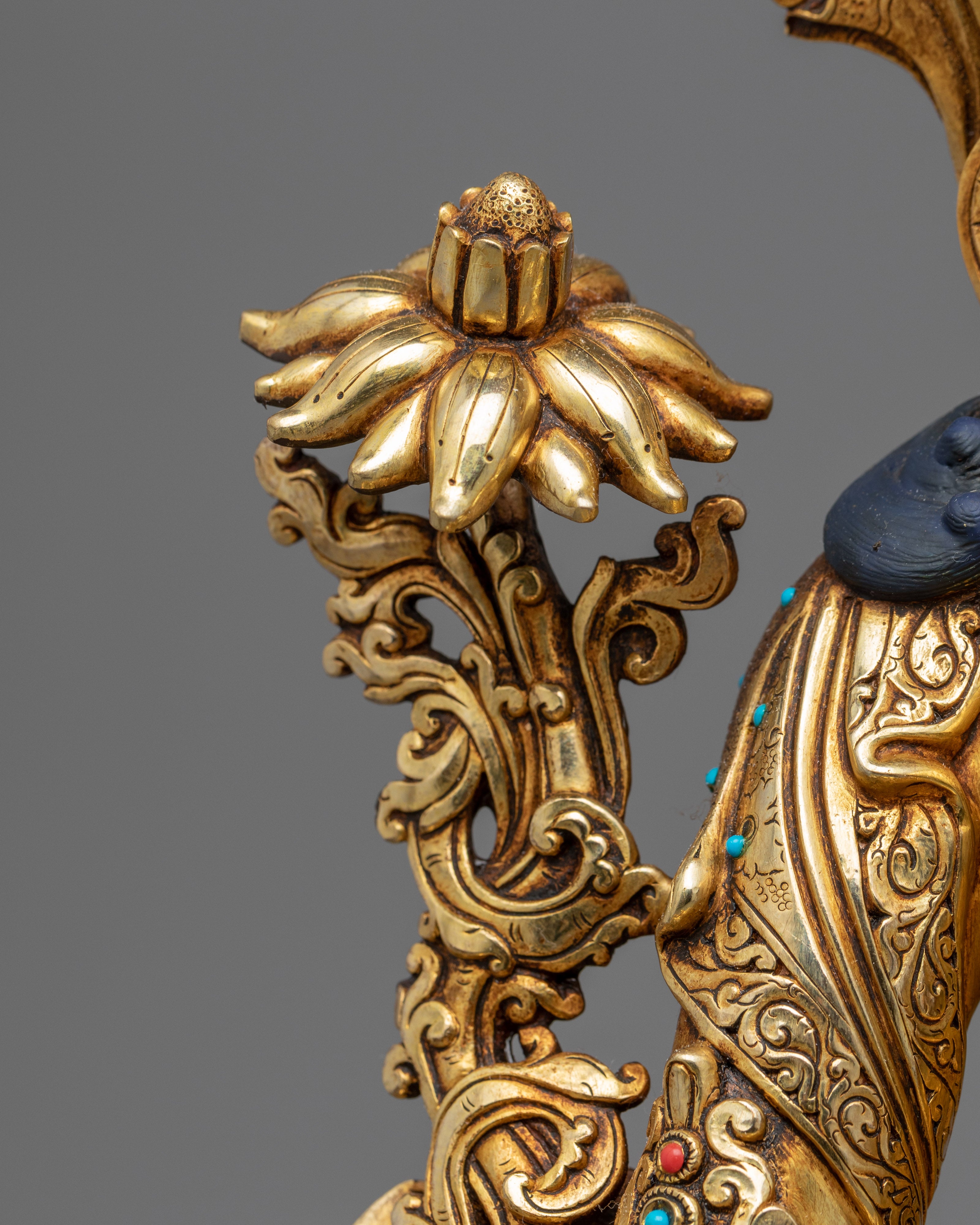 Green Tara Yoga Statue | Handmade Ancient Craftsmanship of Nepal