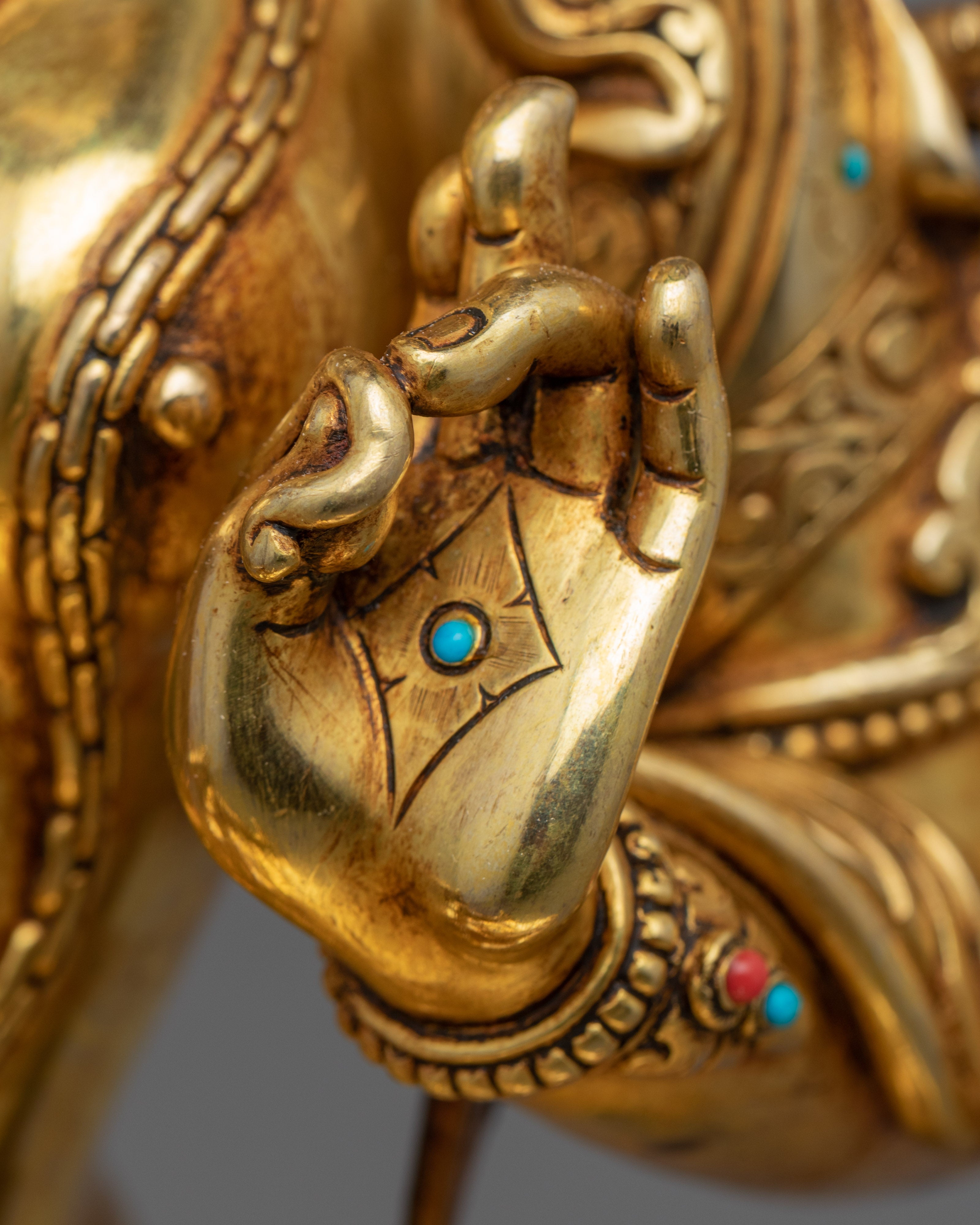 Green Tara Yoga Statue | Handmade Ancient Craftsmanship of Nepal