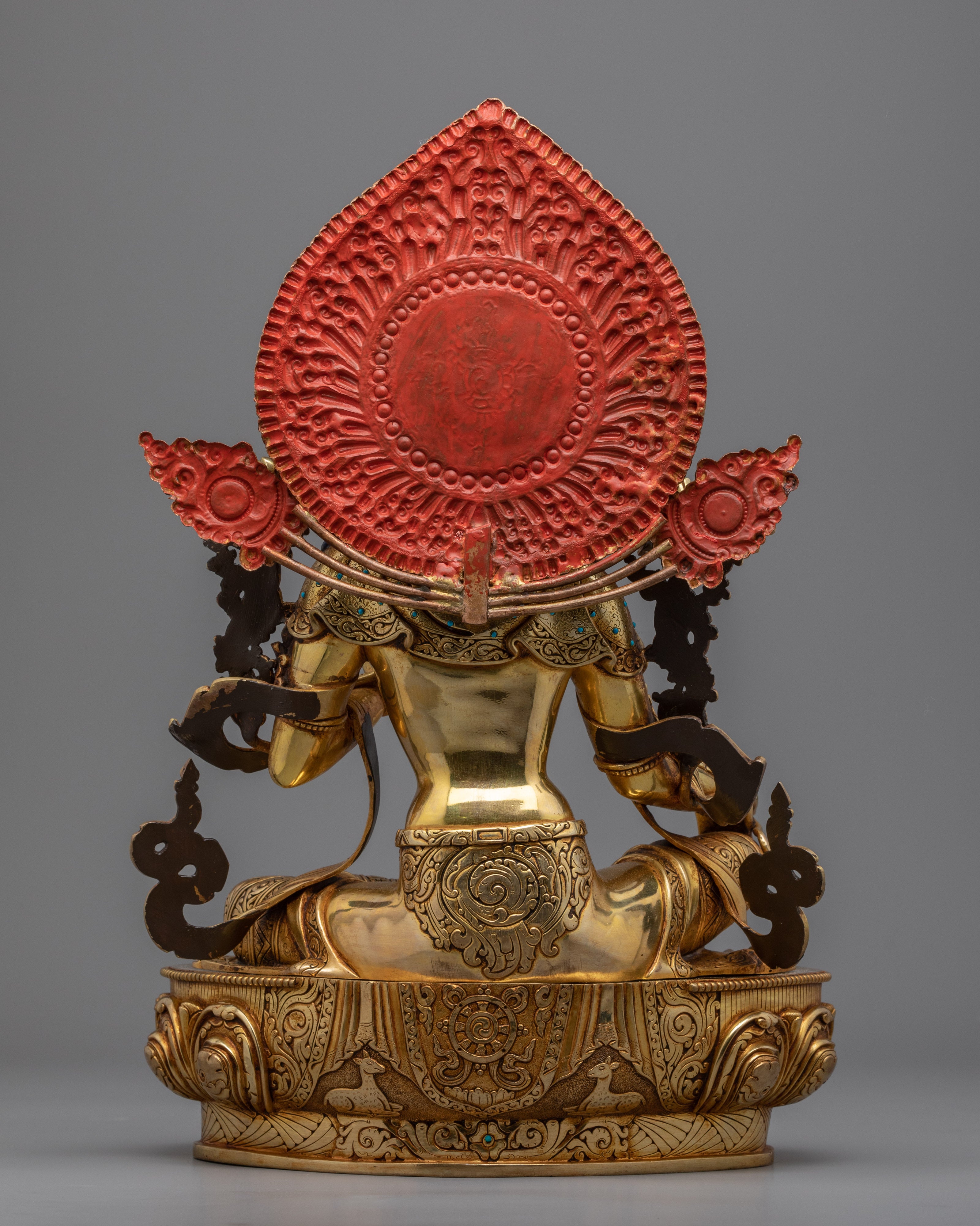 Green Tara Yoga Statue | Handmade Ancient Craftsmanship of Nepal