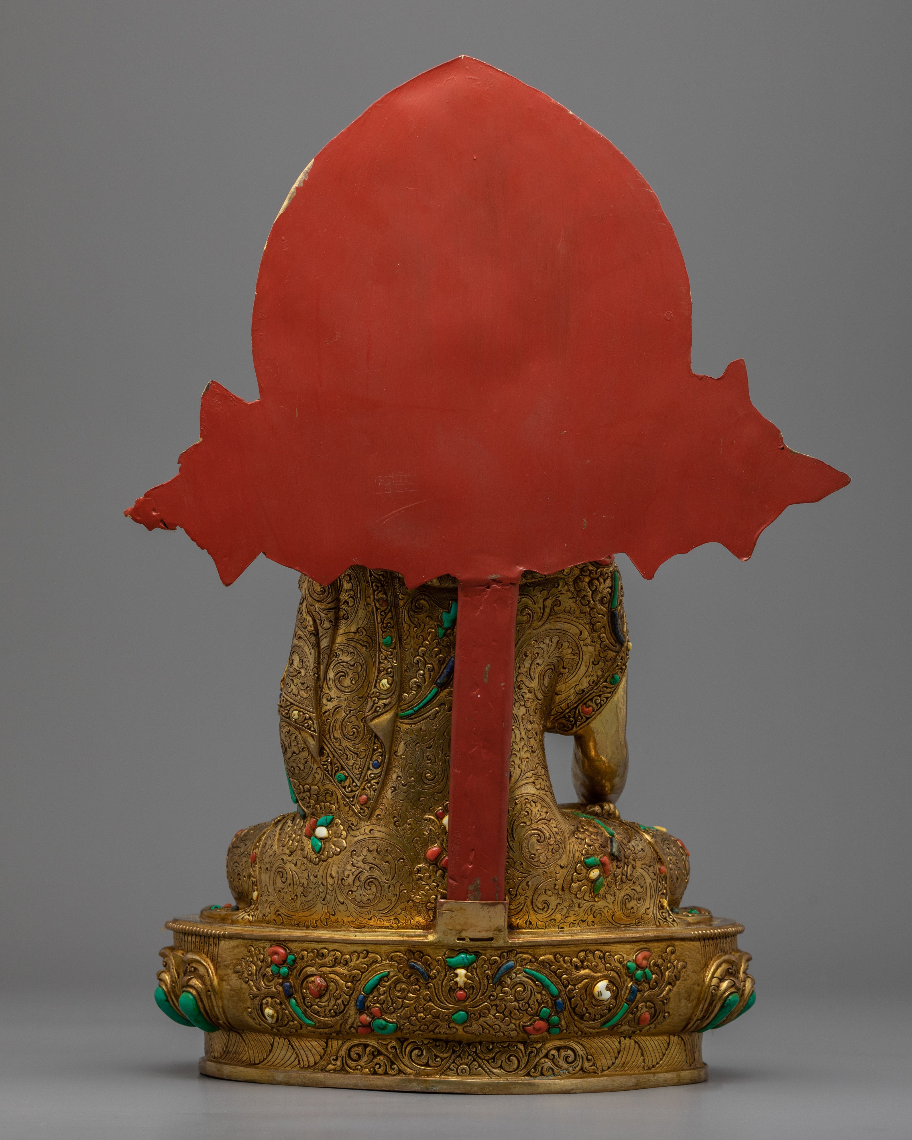 Shakyamuni Buddha Mantra Sculpture | Traditionally handmade Buddhist Statue