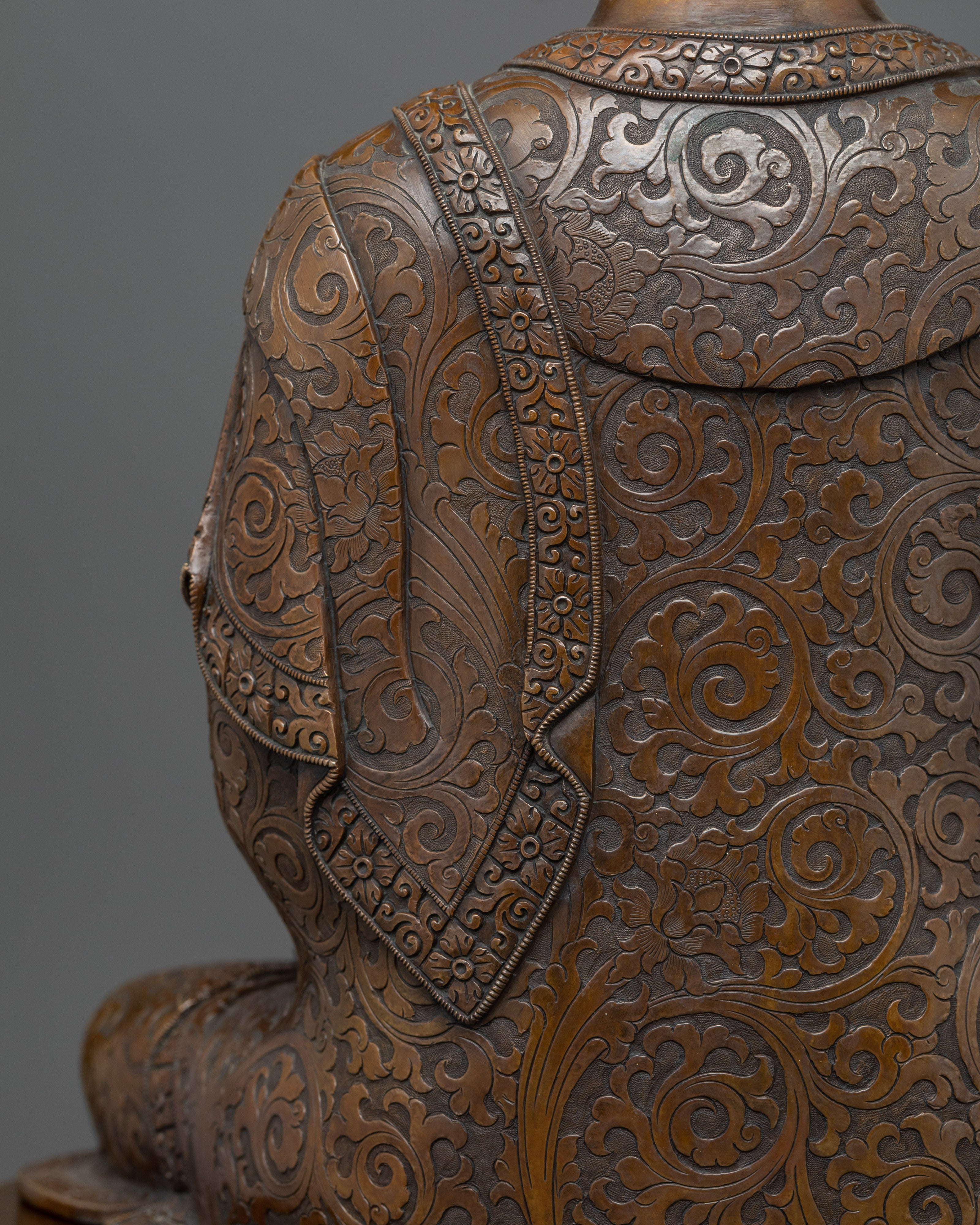 Healing Medicine Buddha Statue | Fully Oxidized Copper Handcrafted Statue