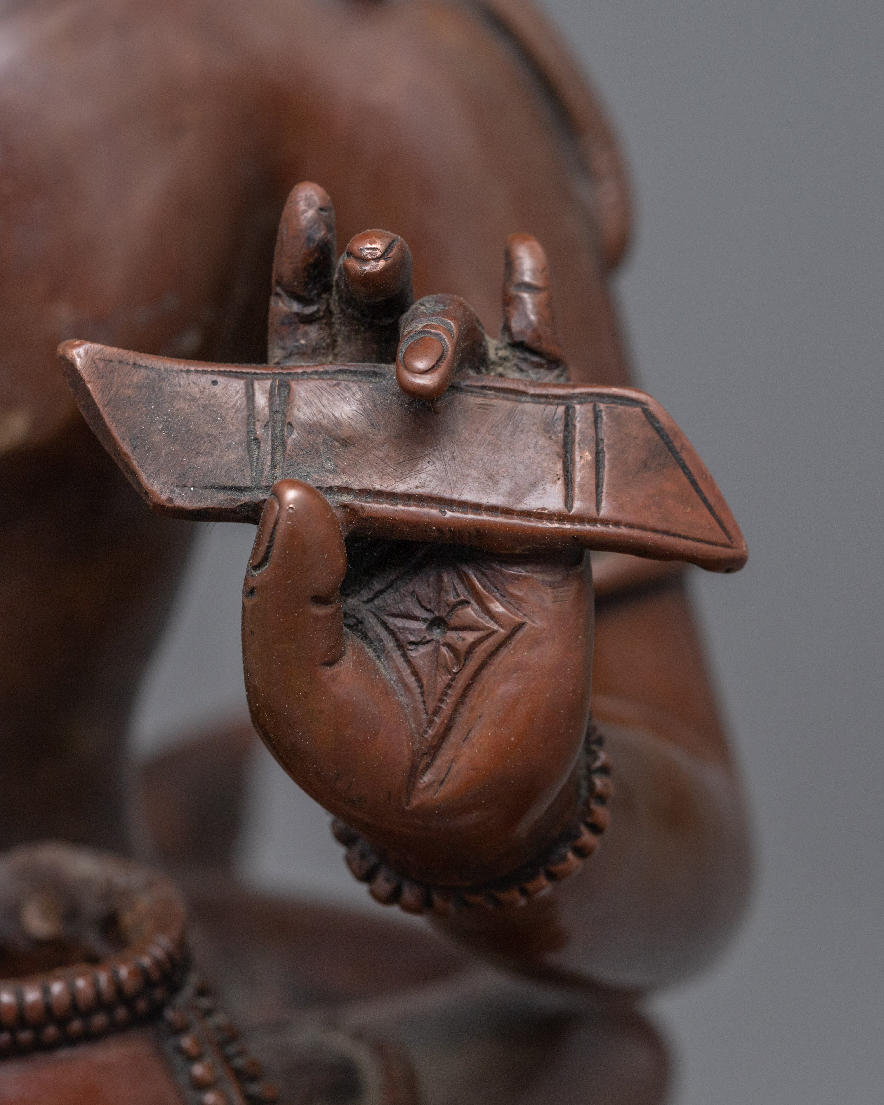 Manjushri Consort Oxidized Statue | Original Himalayan Artwork