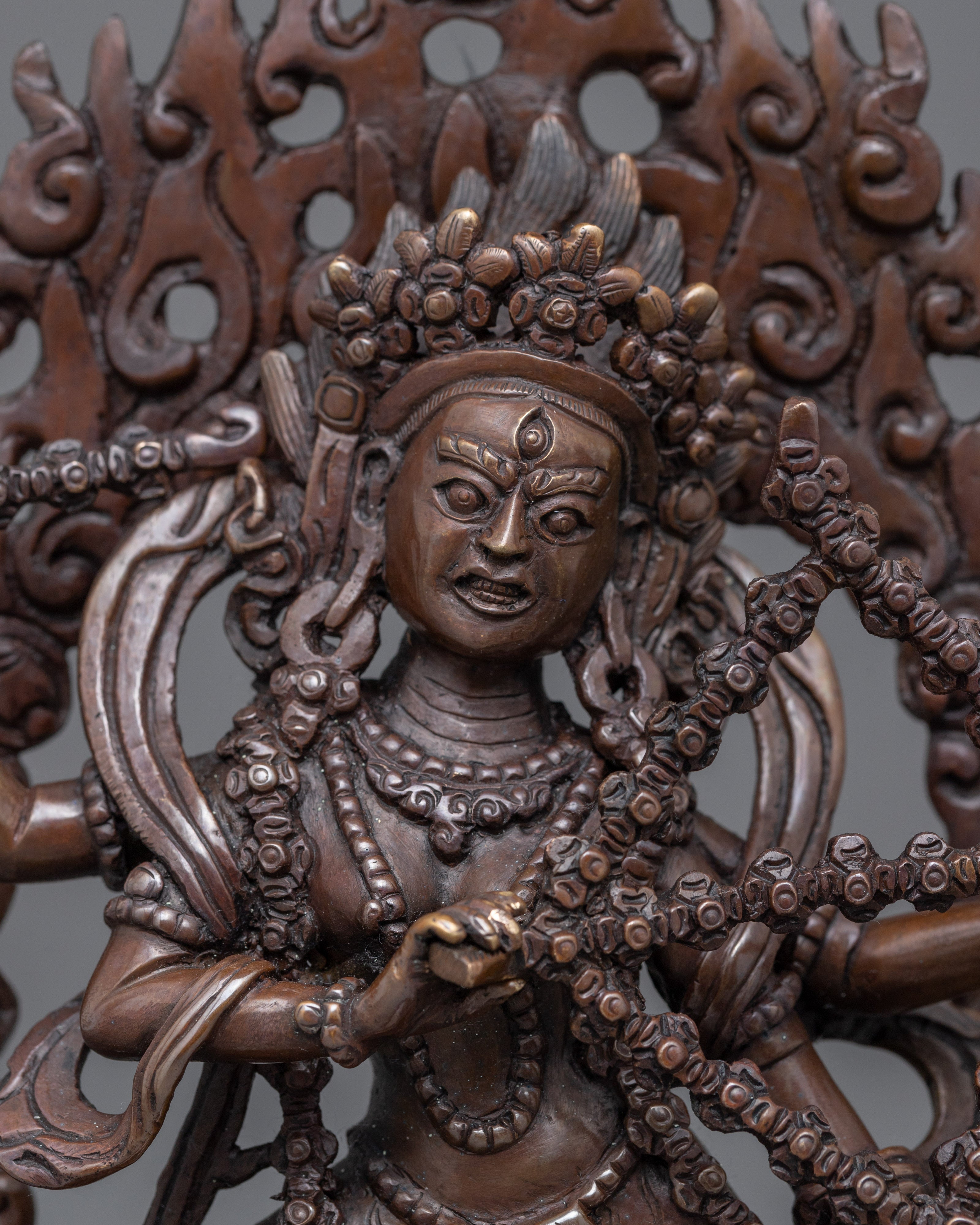Statue For Kurukulla Mantra | Himalayan Traditionally Hand-Made Art