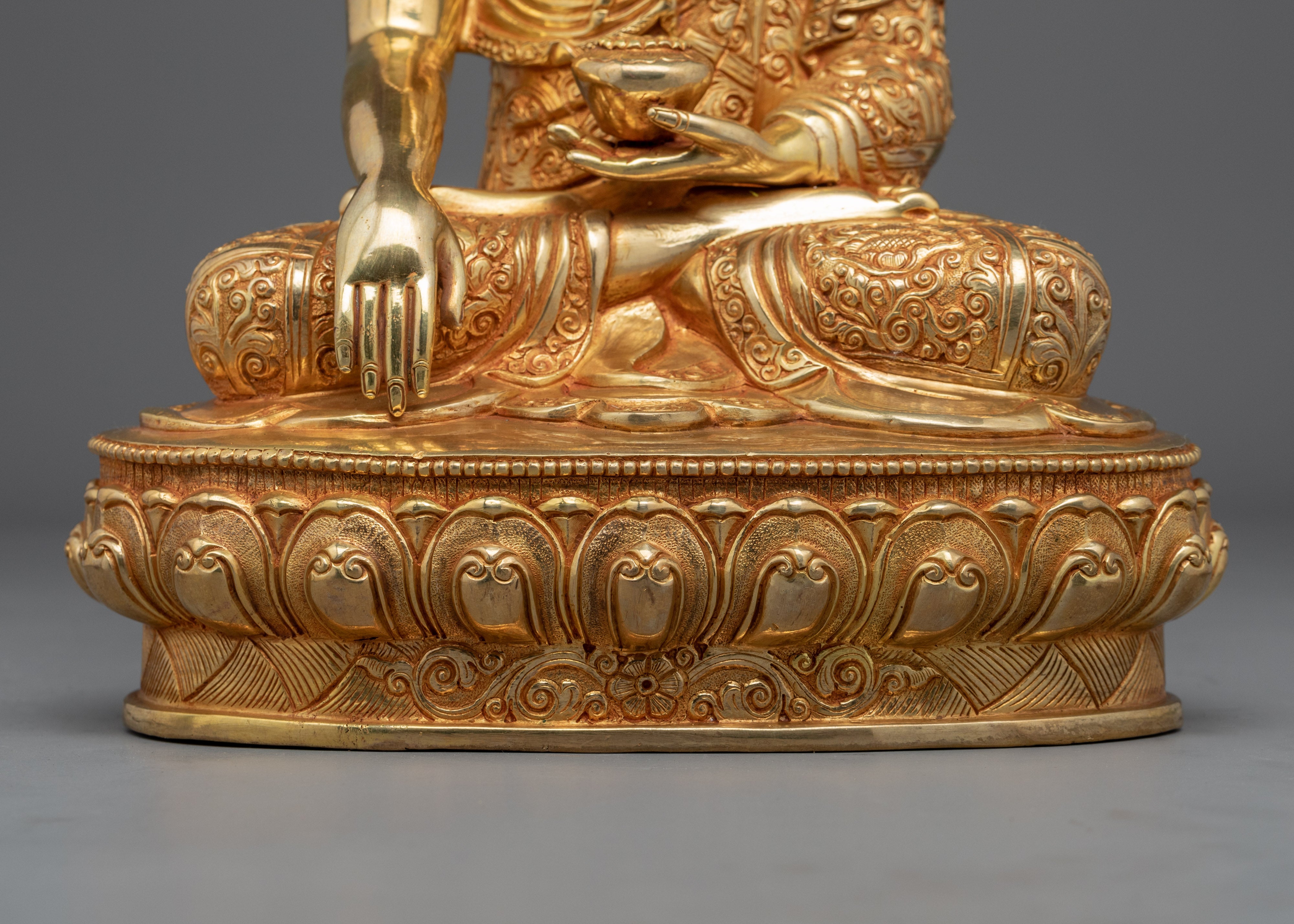 Historical Buddha Shakyamuni Handmade Sculpture | Traditional Buddhist Art