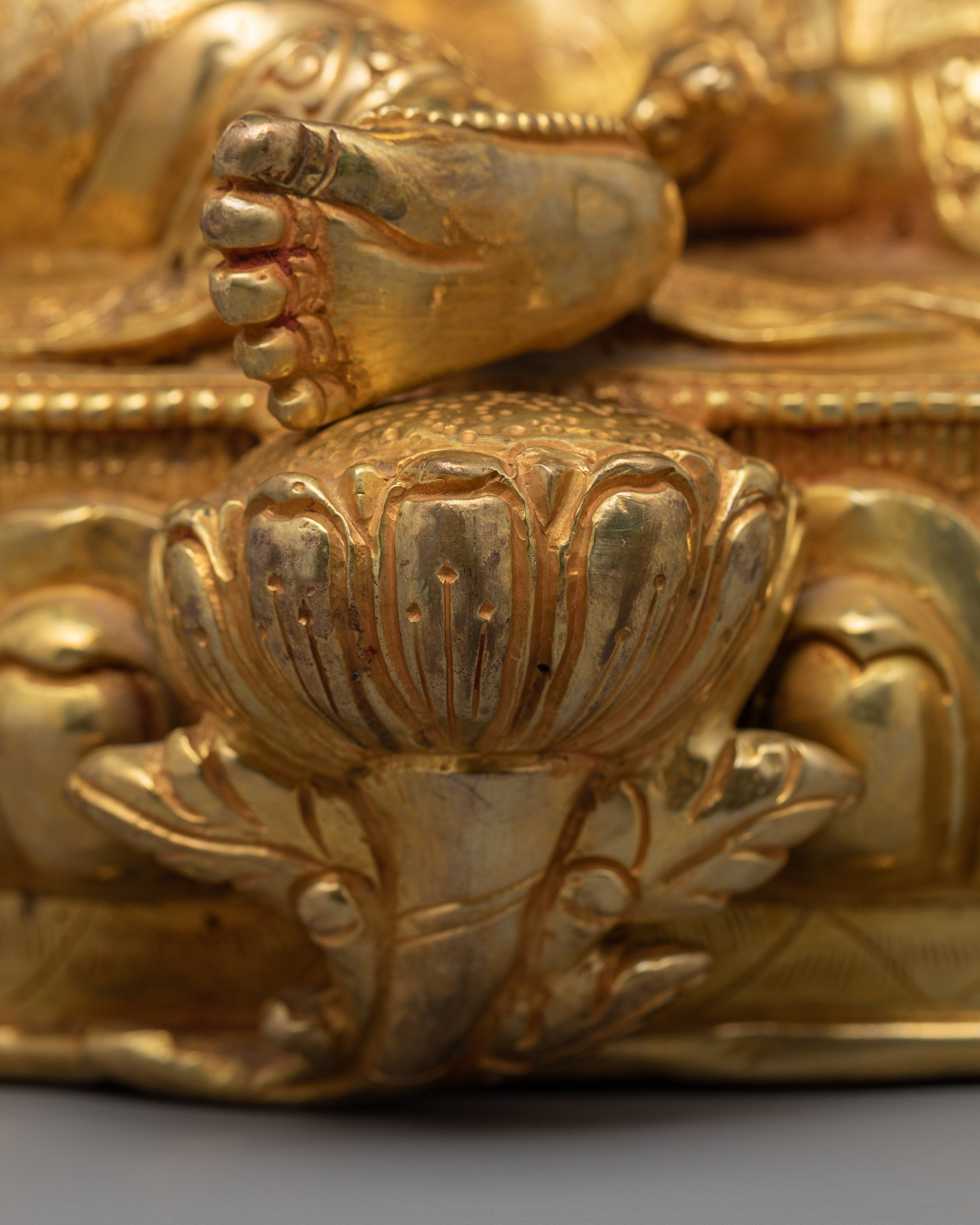 Traditional Green Tara Deity Statue | Buddhist Deity of Prosperity Statue