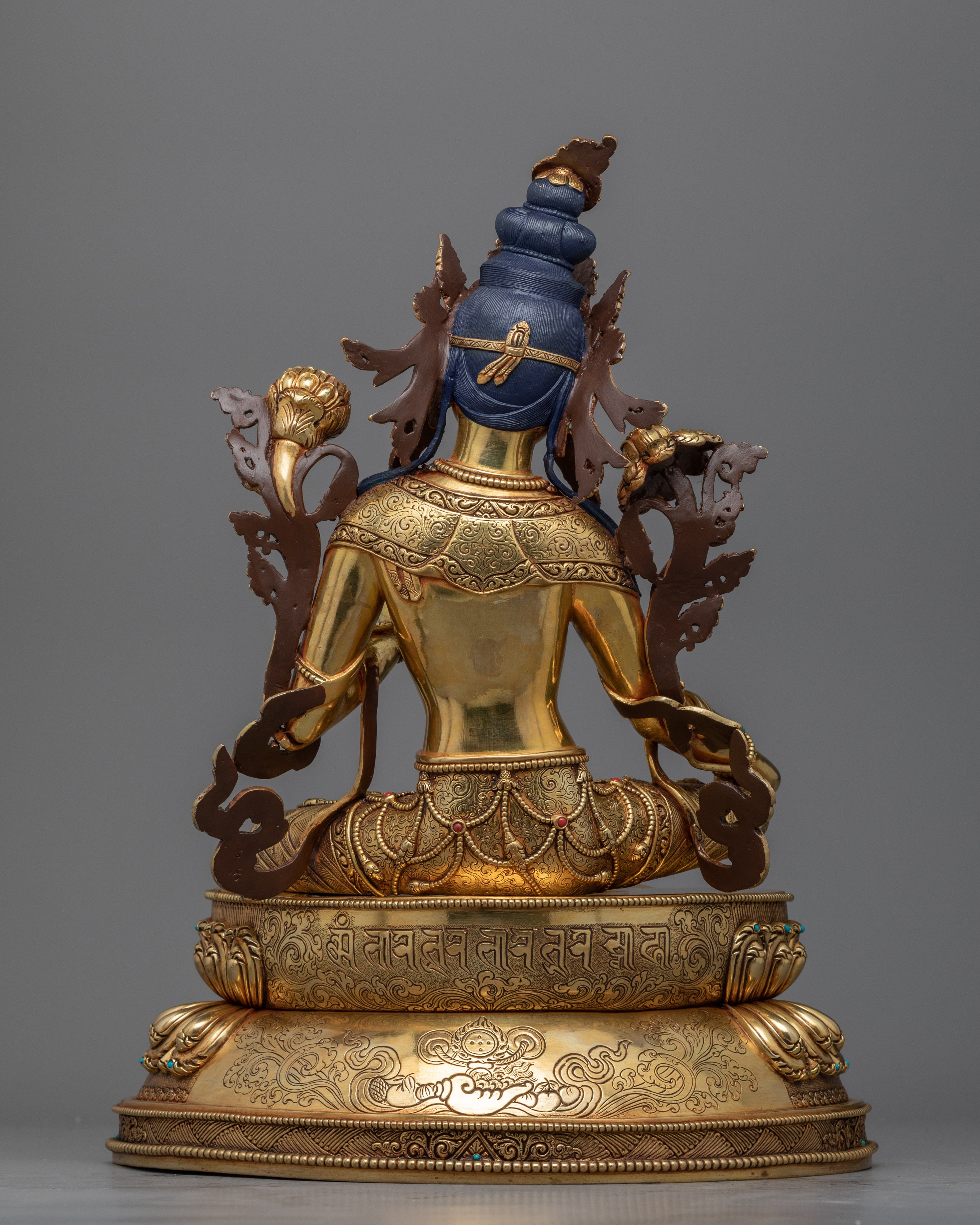 Green Tara Image Statue | Female Buddha Sculpture