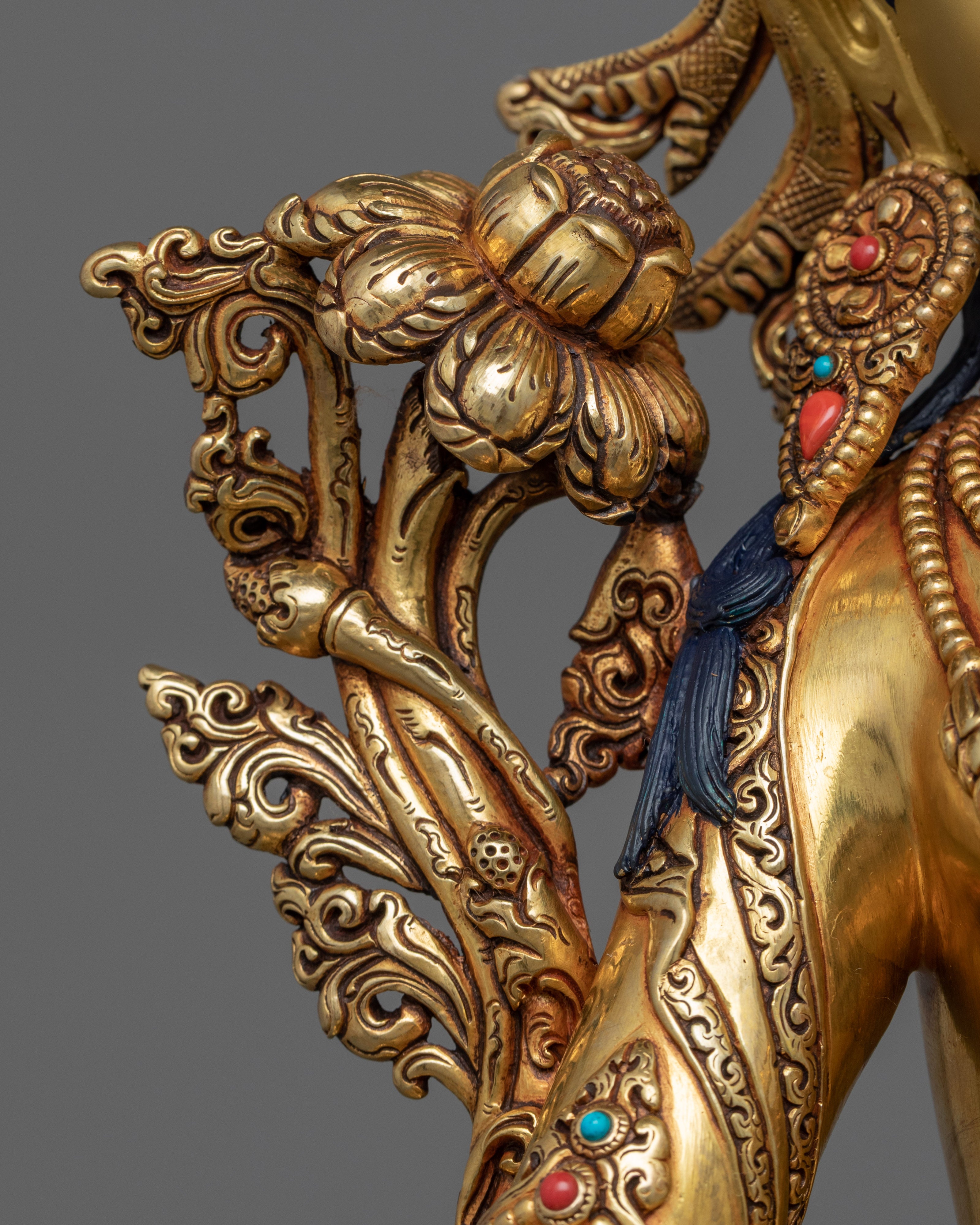 Green Tara Image Statue | Female Buddha Sculpture