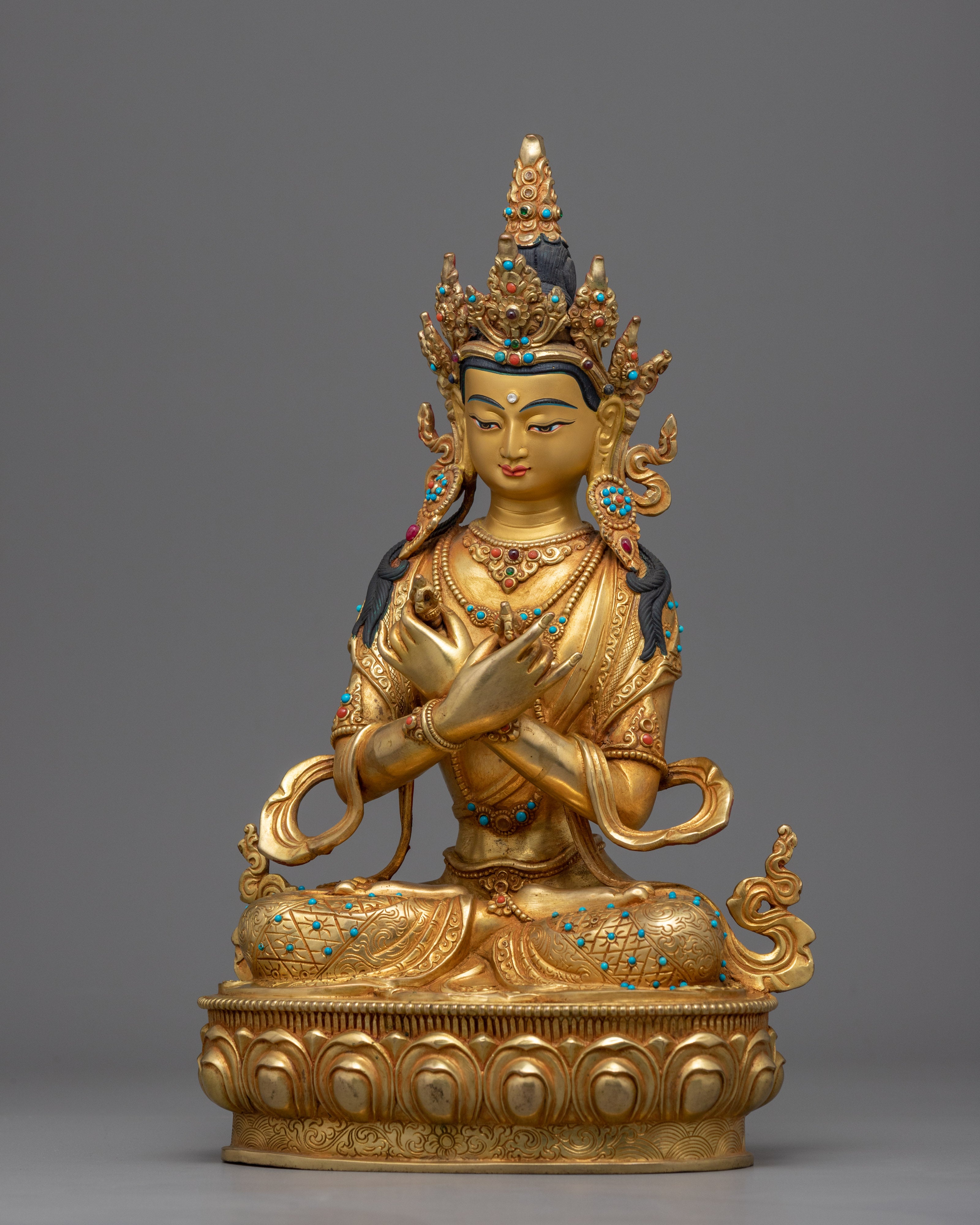 Hand Crafted Vajradhara Dorje Chang Statue | Buddhist Statue for Rituals & Meditation