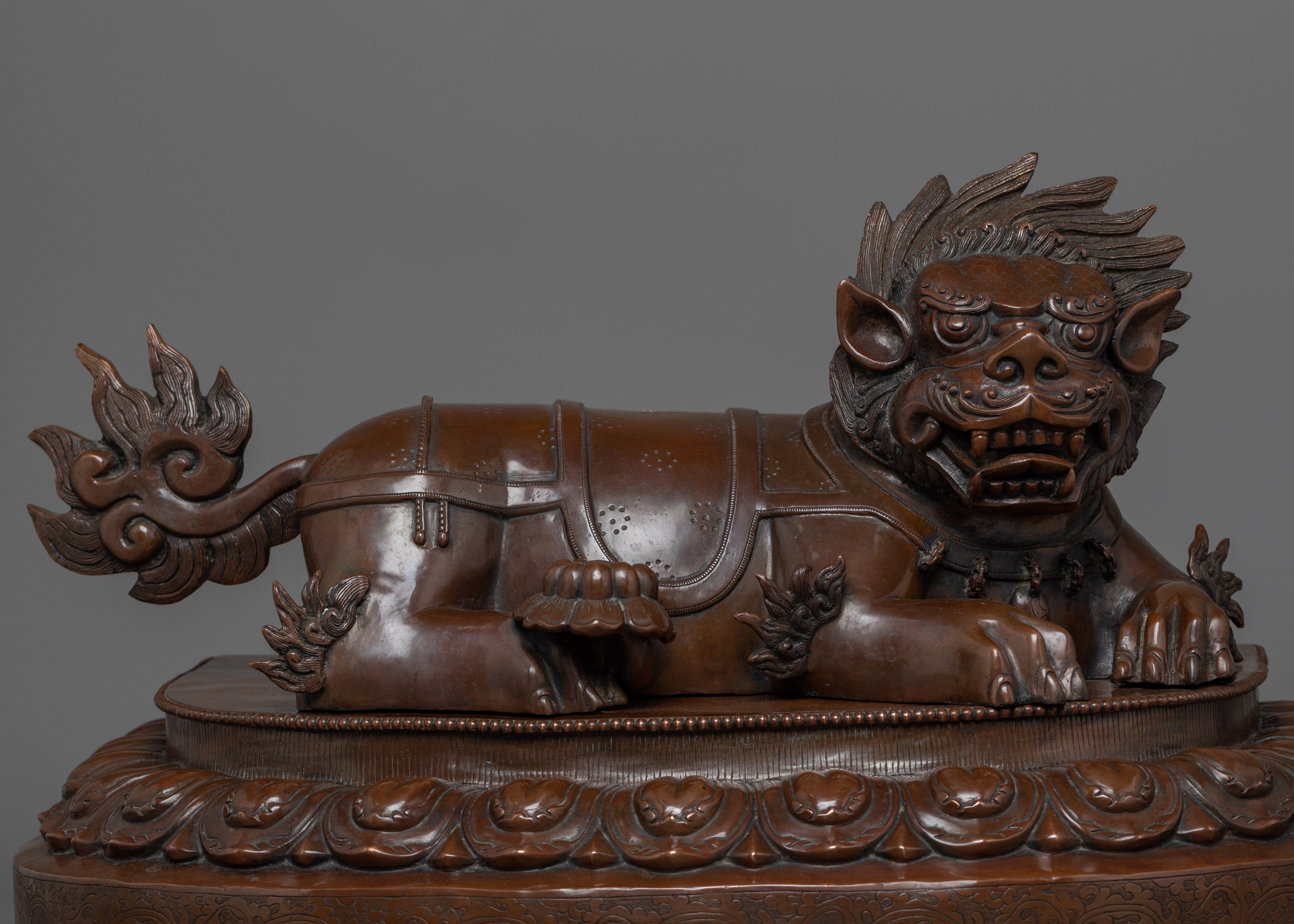 Oxidized Buddhist Art Chenrezig Statue | Handmade Fine Artwork of Nepal