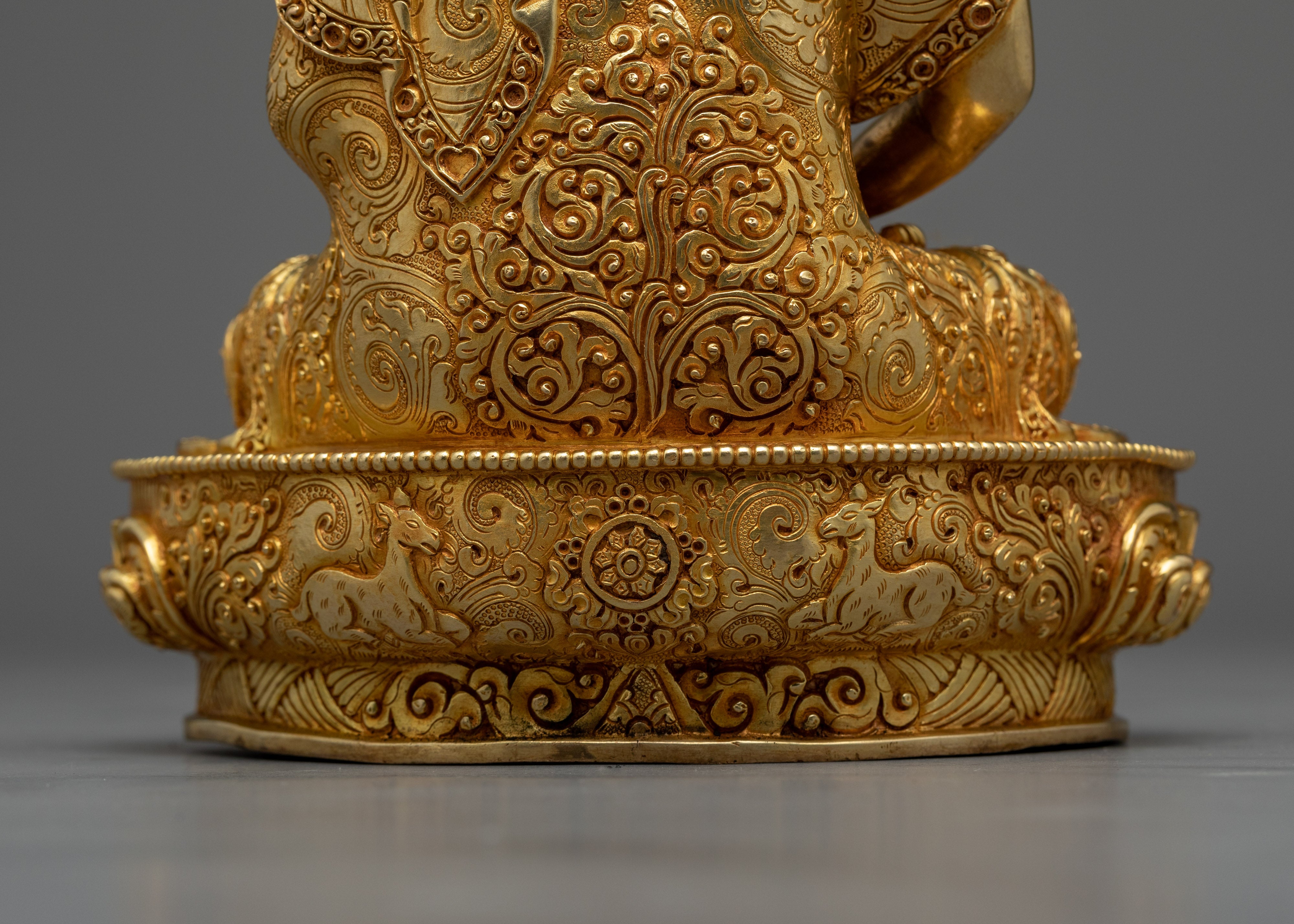 Amitabha Buddha Pure Land Statue | 24k Gold Gilded Figurine